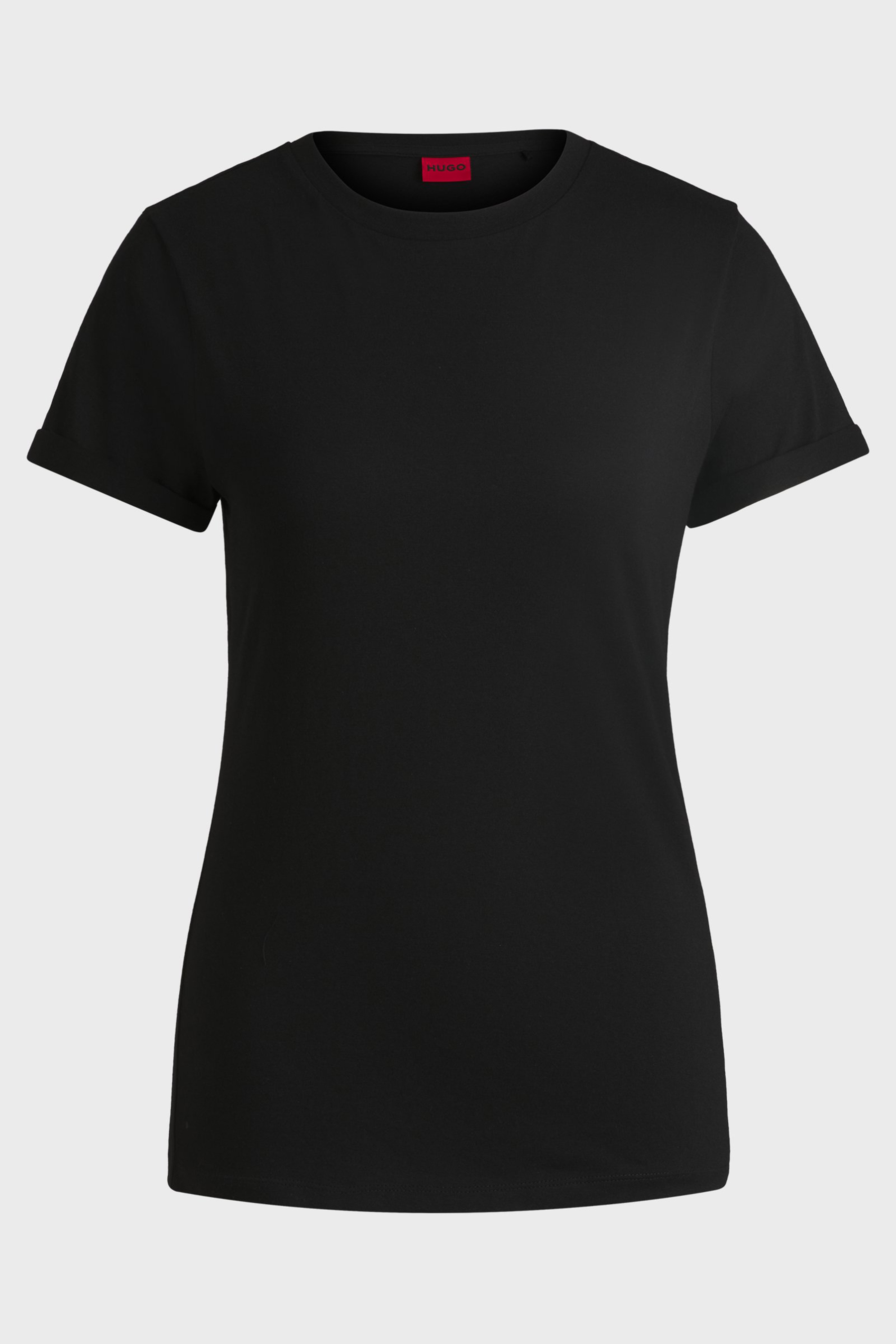 HUGO Slim Fit Cotton Jersey T-Shirt The Plain Tee HUGO Slim Fit Cotton Jersey T-Shirt The Plain Tee