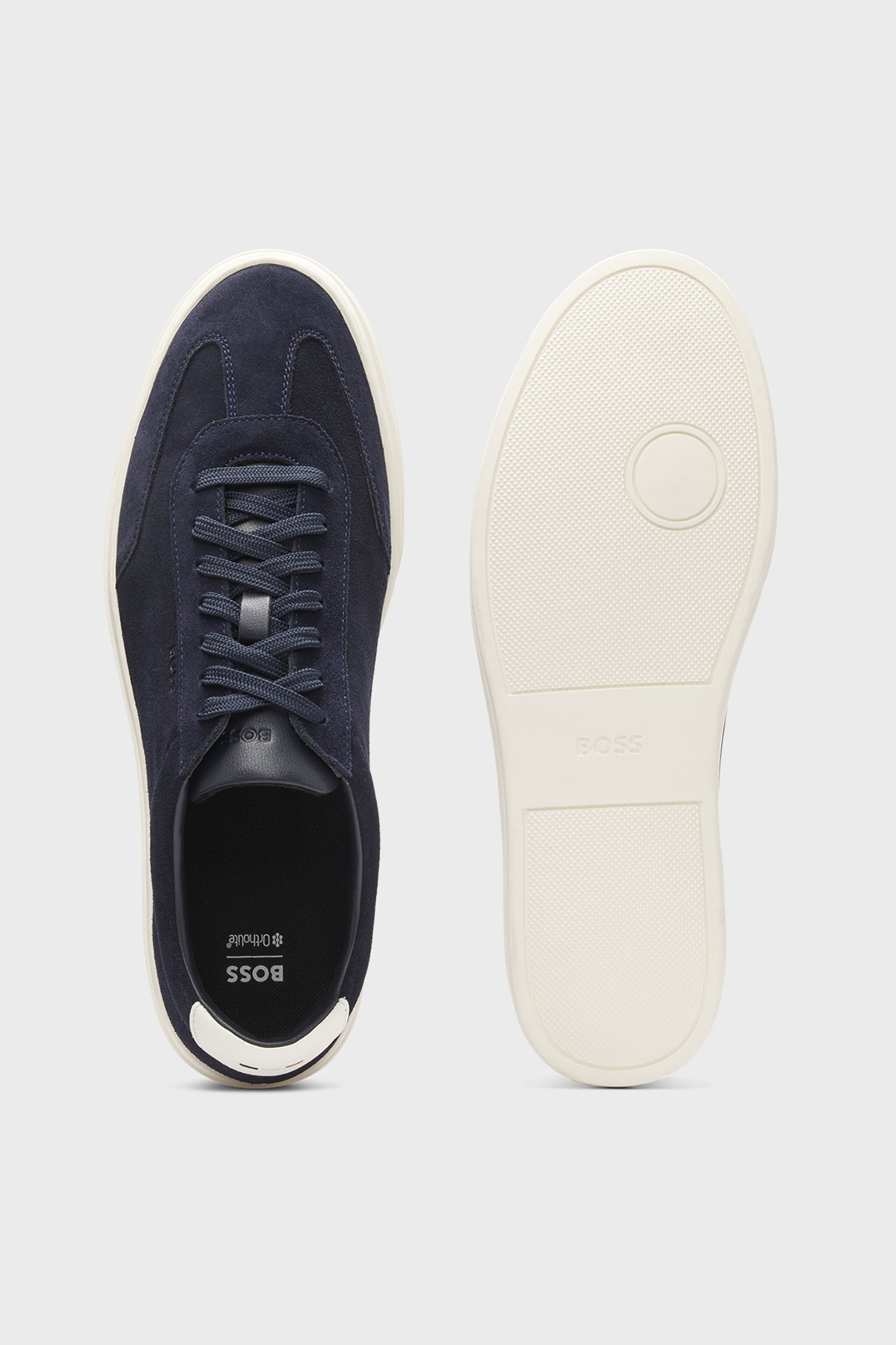 BOSS Suede Sneakers Kieran Bekleidung, Schuhwerk, Schuh, Sneaker, Wildleder