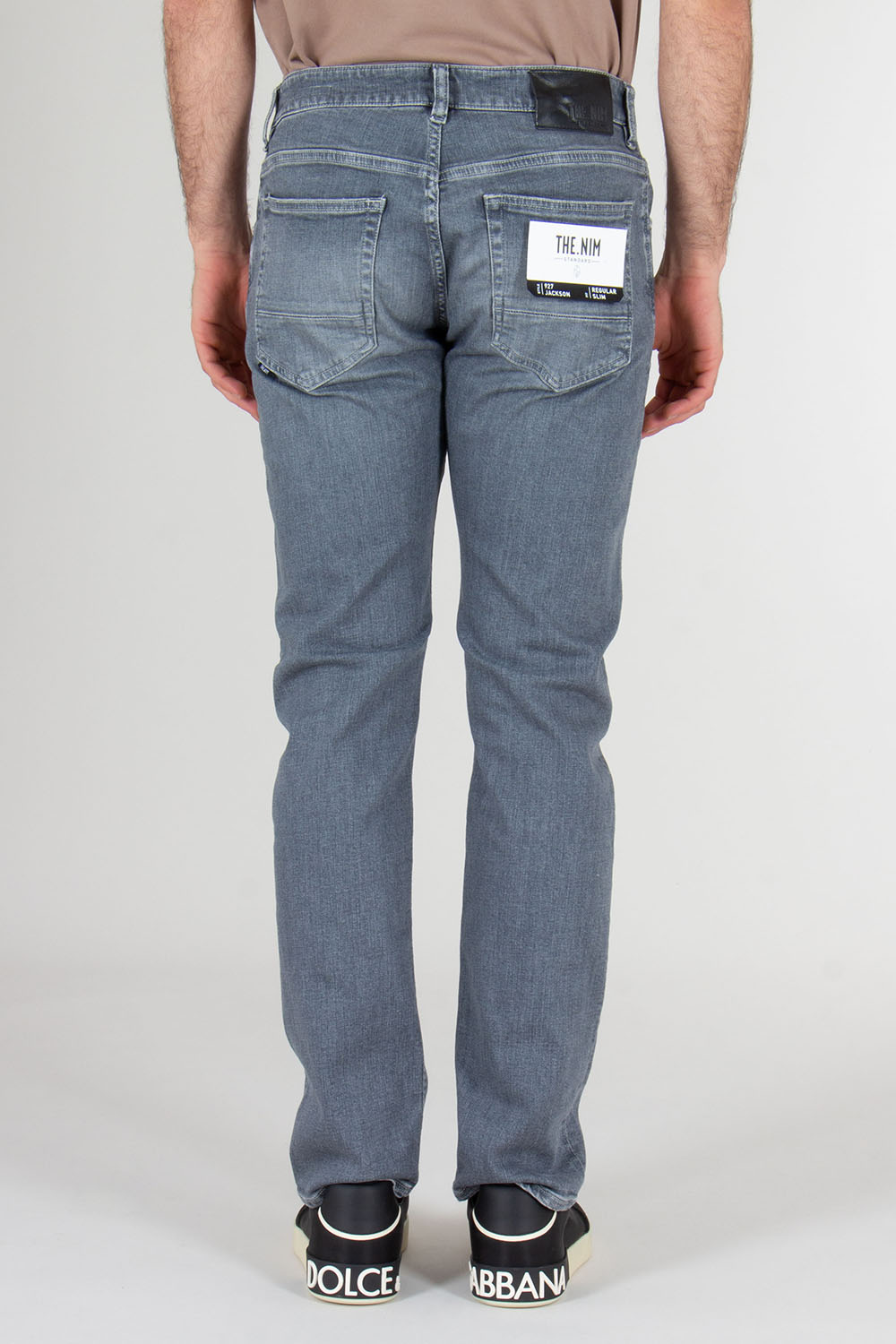 THE NIM Regular Slim Fit Cotton Stretch Denim Jeans