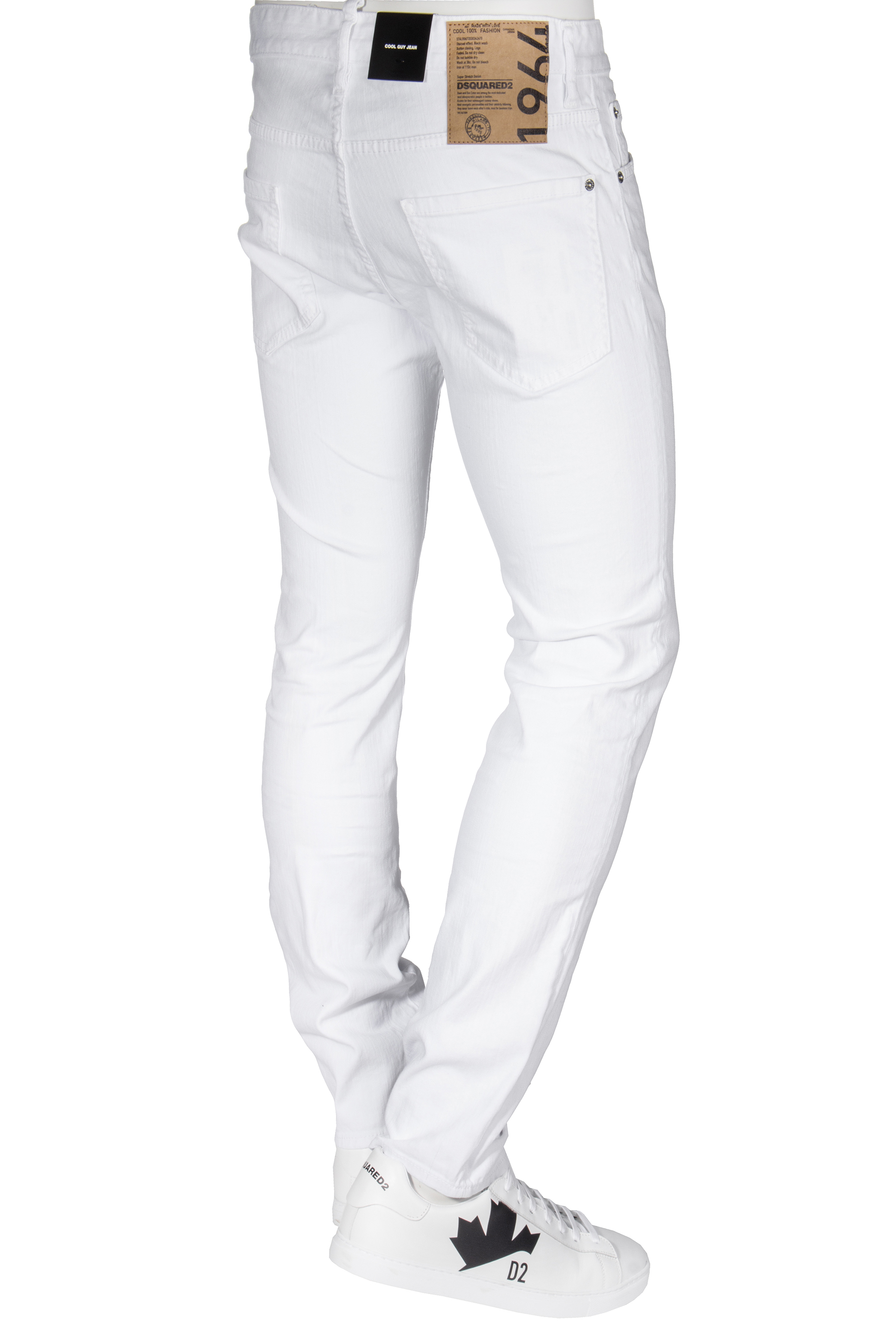 DSQUARED2 White Bull Washed Cool Guy Jeans DSQUARED2 White Bull Washed Cool Guy Jeans