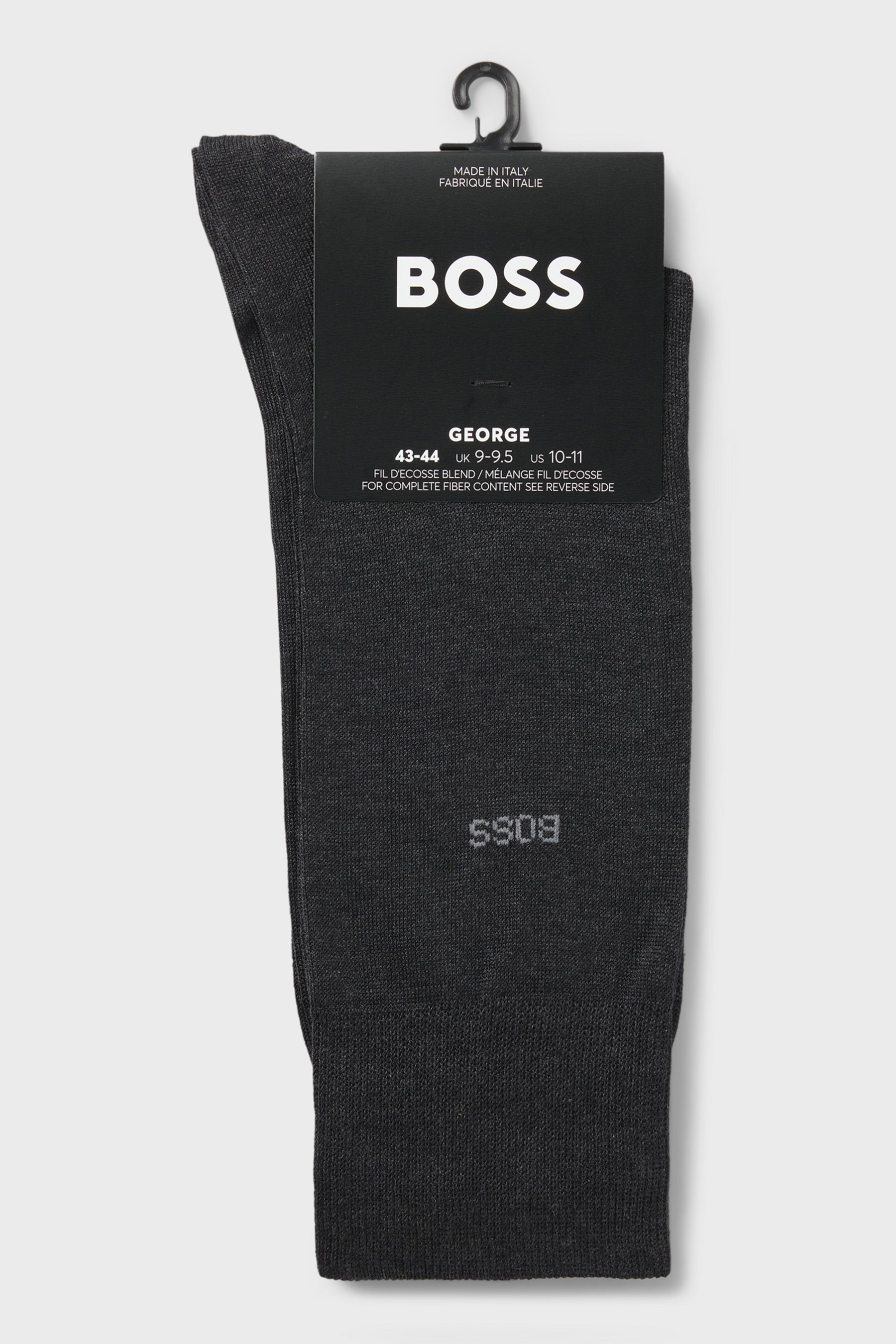 BOSS Regular-Length Mercerised Egyptian Cotton Socks George