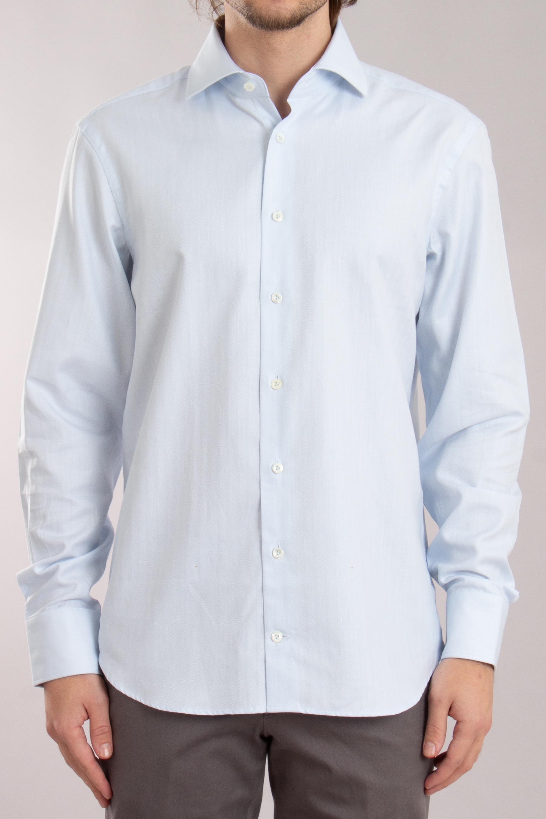 VAN LAACK Tailor Fit Herringbone Cotton Shirt Rivara-TF VAN LAACK Tailor Fit Herringbone Cotton Shirt Rivara-TF