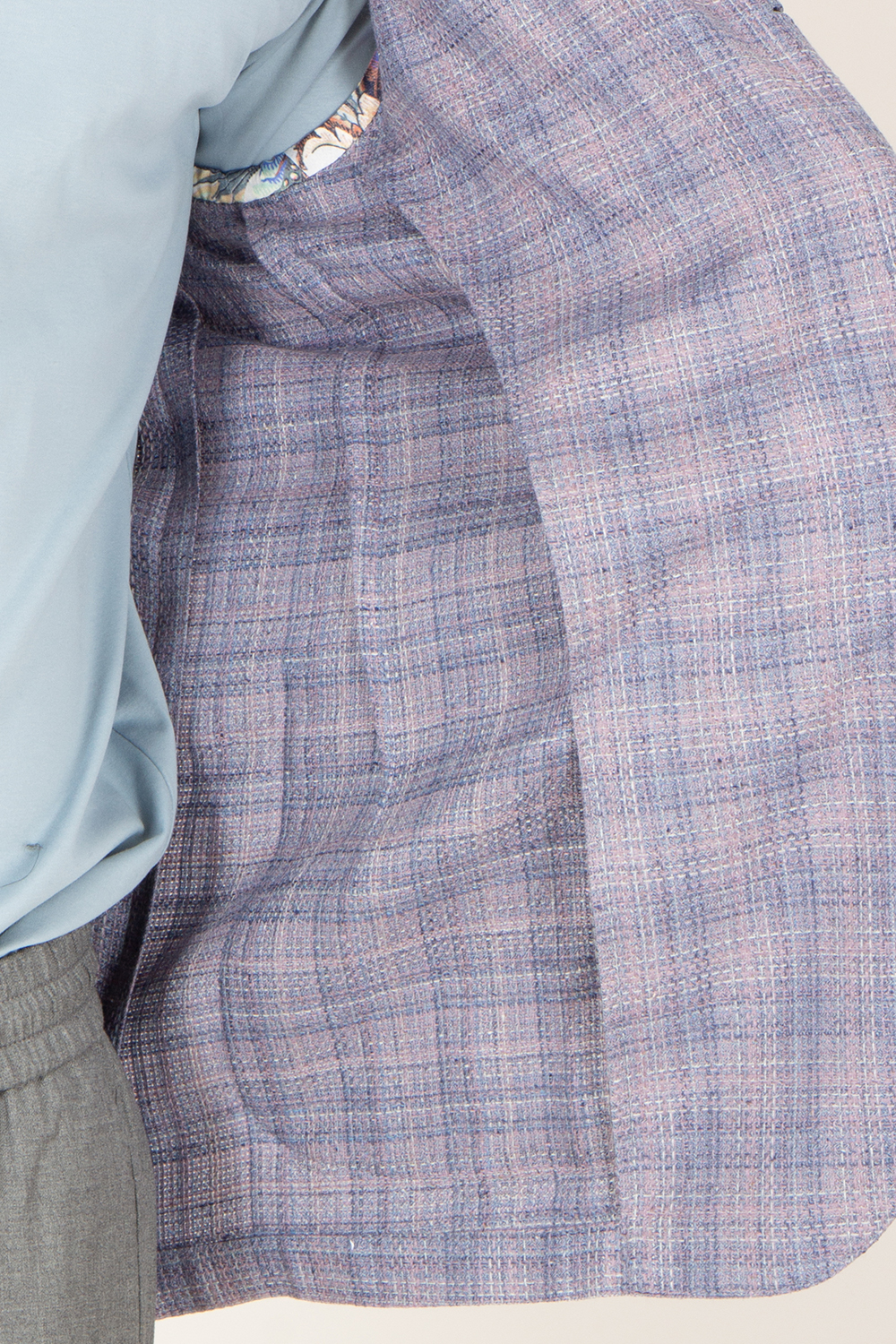 ETRO Regular Fit Plaid Silk-Wool Blend Jacket