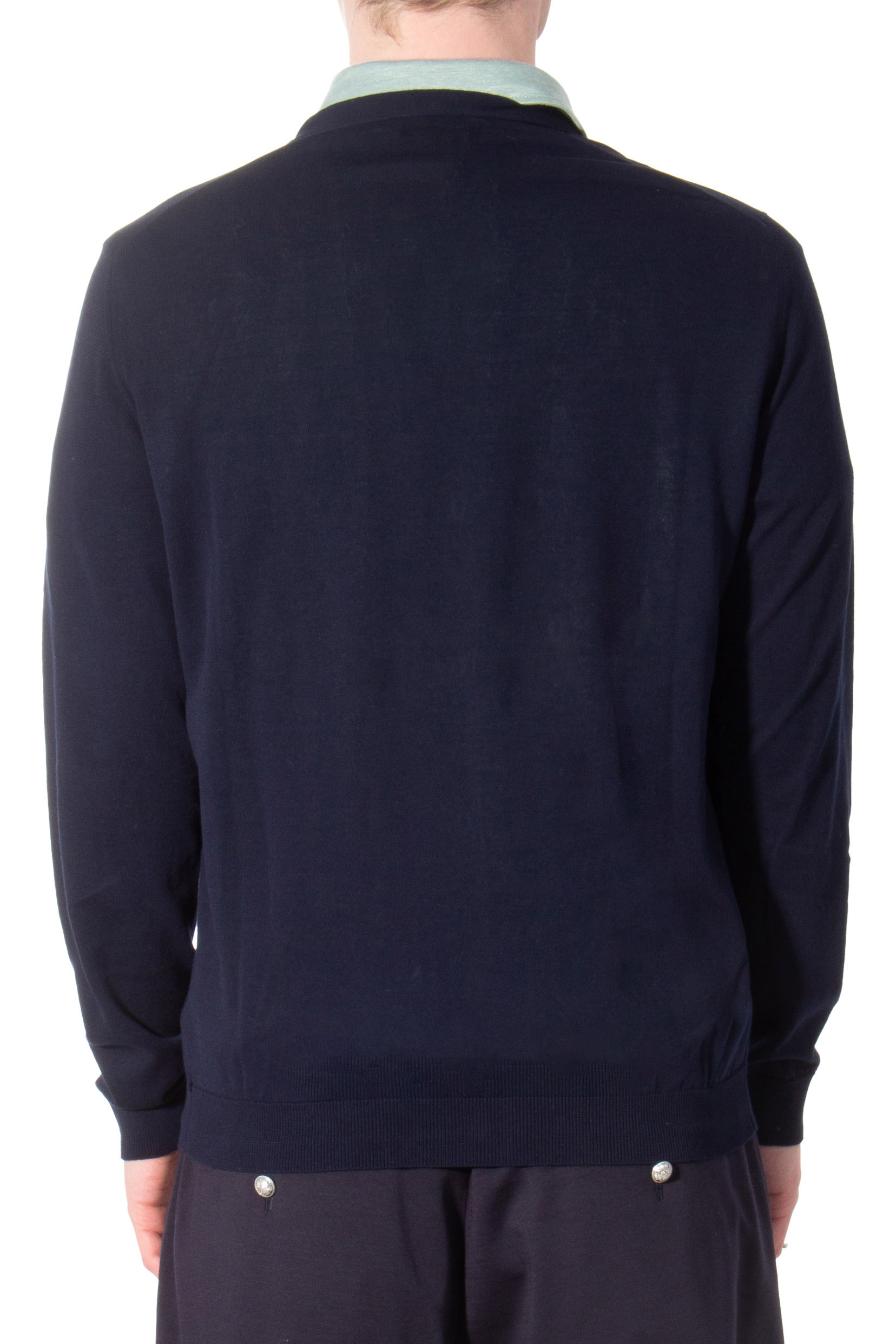 ROBERTO COLLINA Knitted Cotton Cardigan