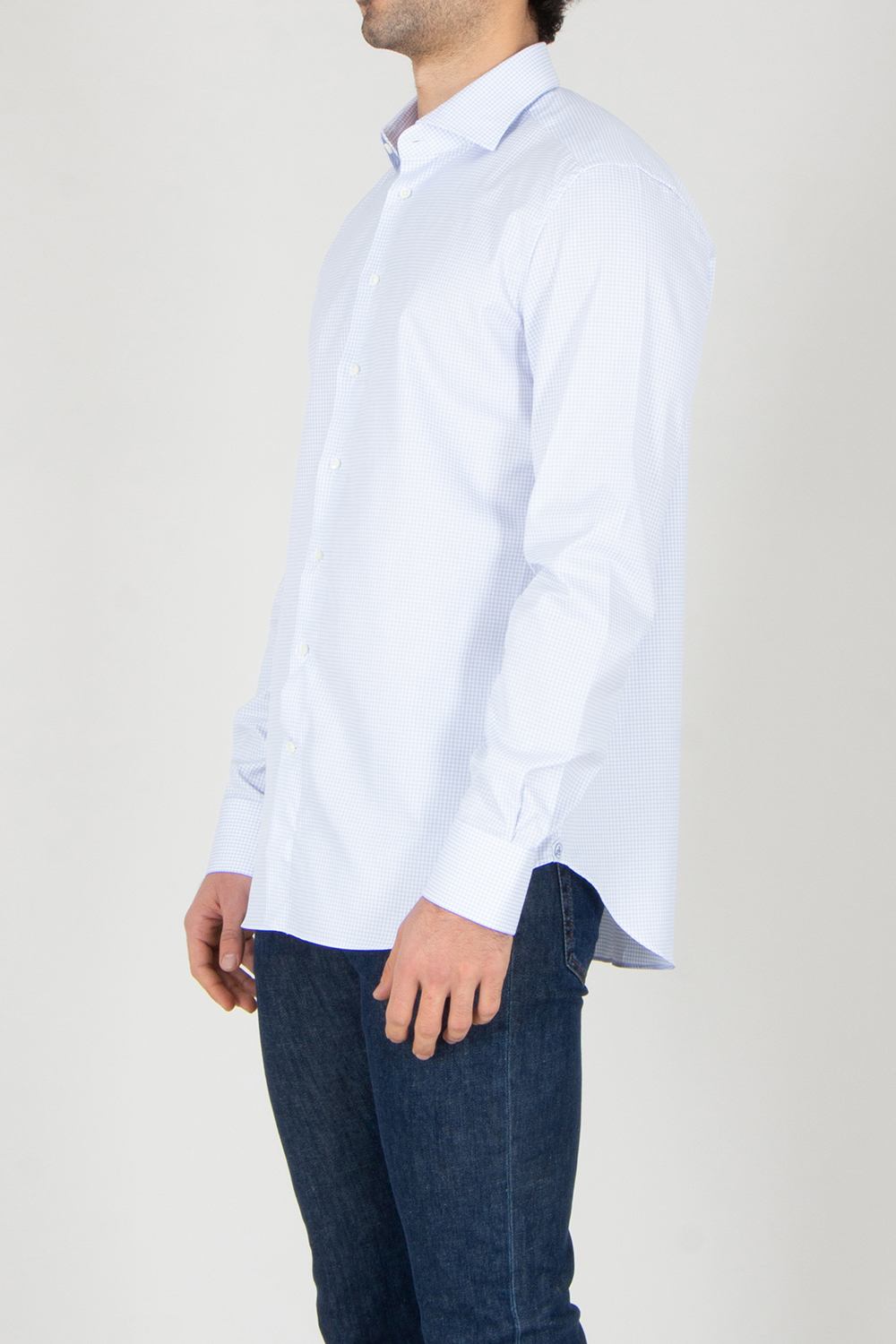 Hemd, Langarm, Kleid, Hemd, Jeans, Hosen