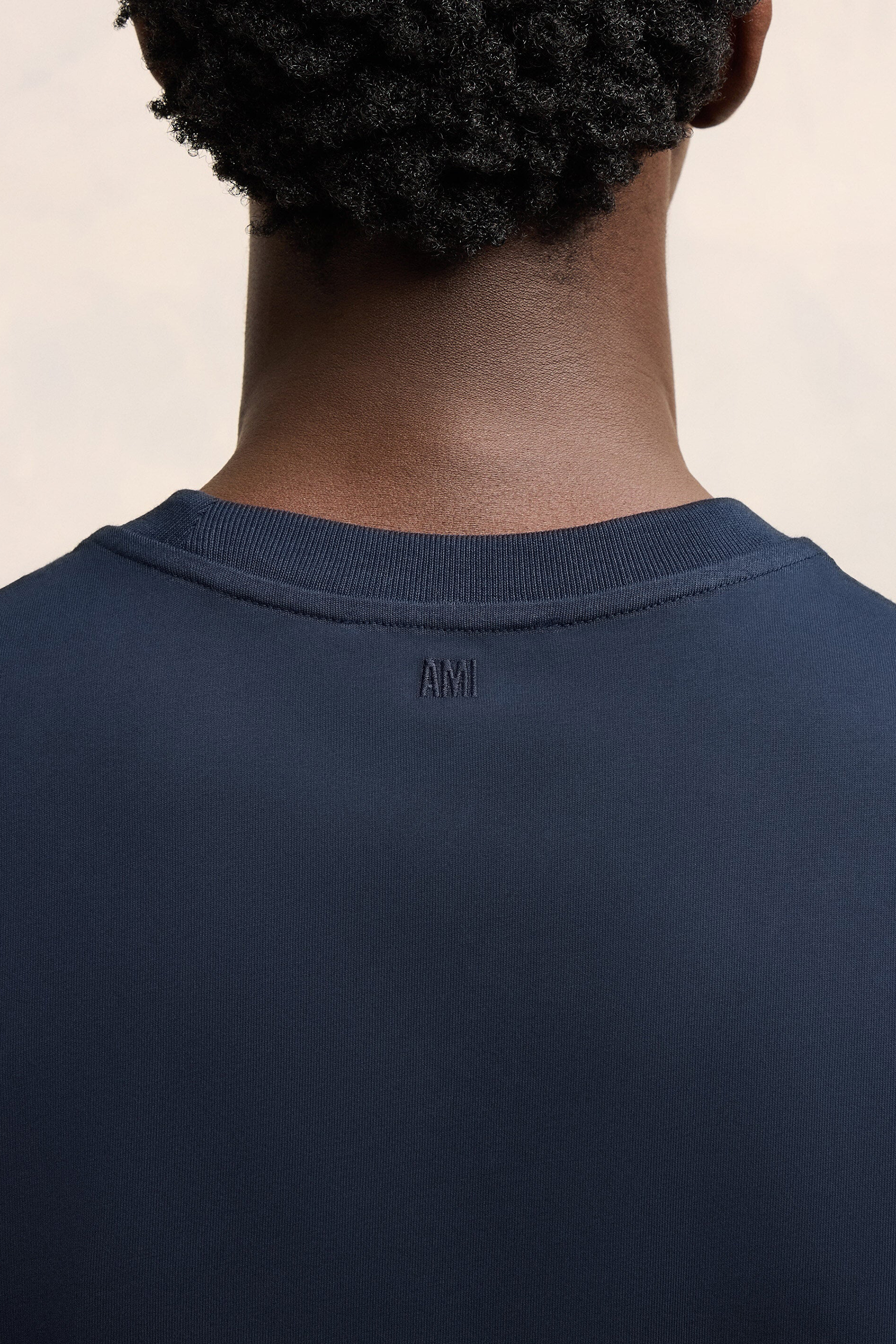 AMI PARIS Classic Fit Ami De Coeur Organic Cotton Jersey T-Shirt AMI PARIS Classic Fit Ami De Coeur Organic Cotton Jersey T-Shirt