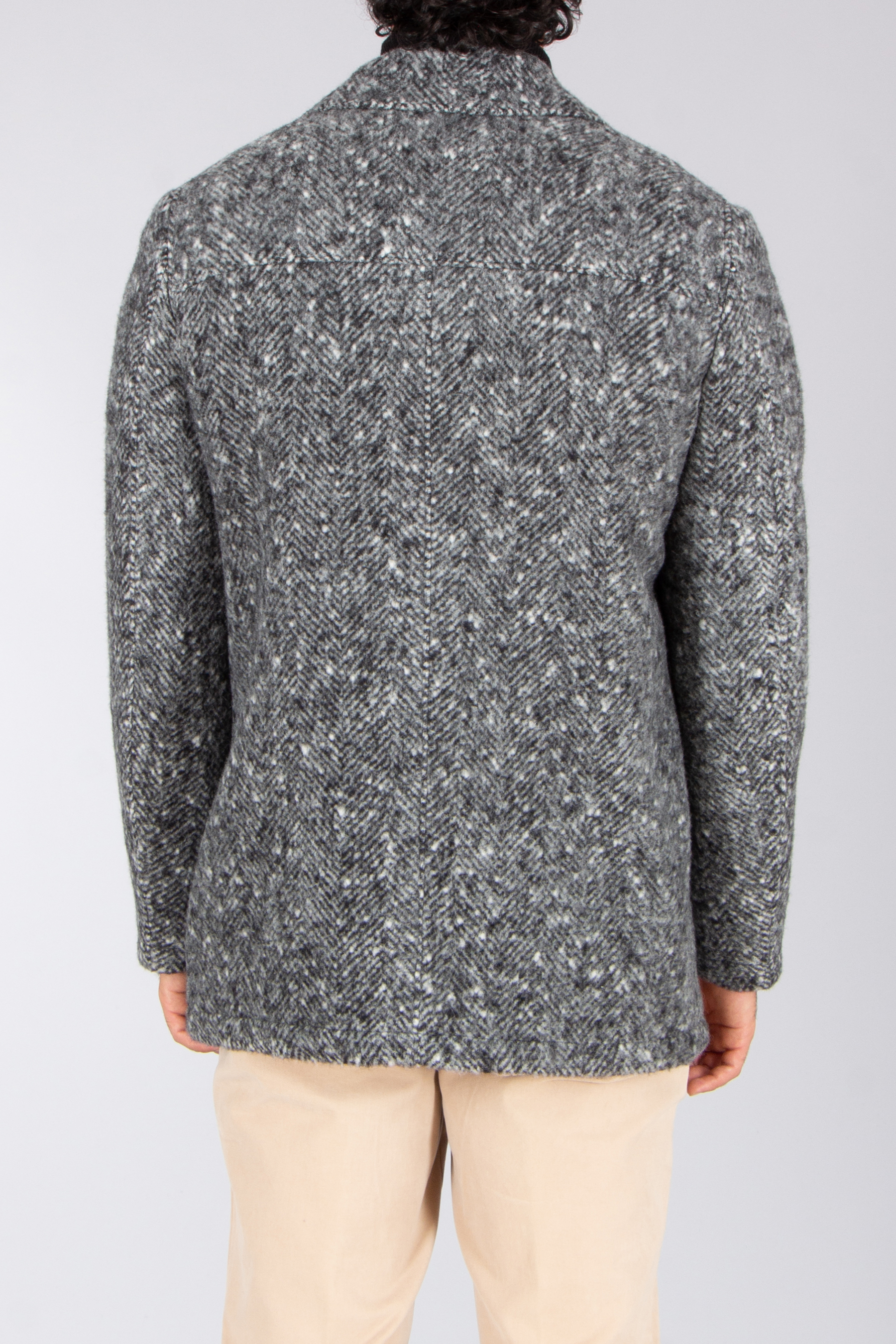 CANALI Regular Fit Baby Alpaca-Wool Blend Pea Coat Kei Bekleidung, Mantel, Jacke, Blazer