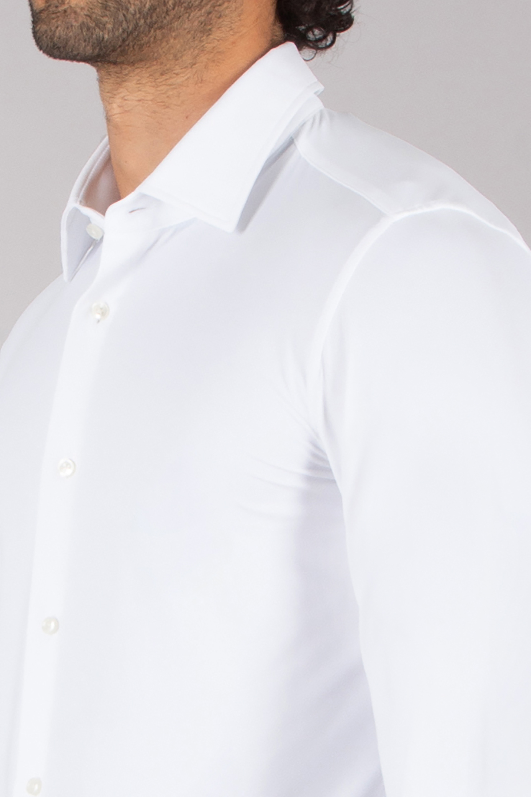 BOSS Slim Fit Recycled Nylon Stretch Shirt P-Hank Bekleidung, Hemd, Kleid, Hemd, Langarm, Ärmel