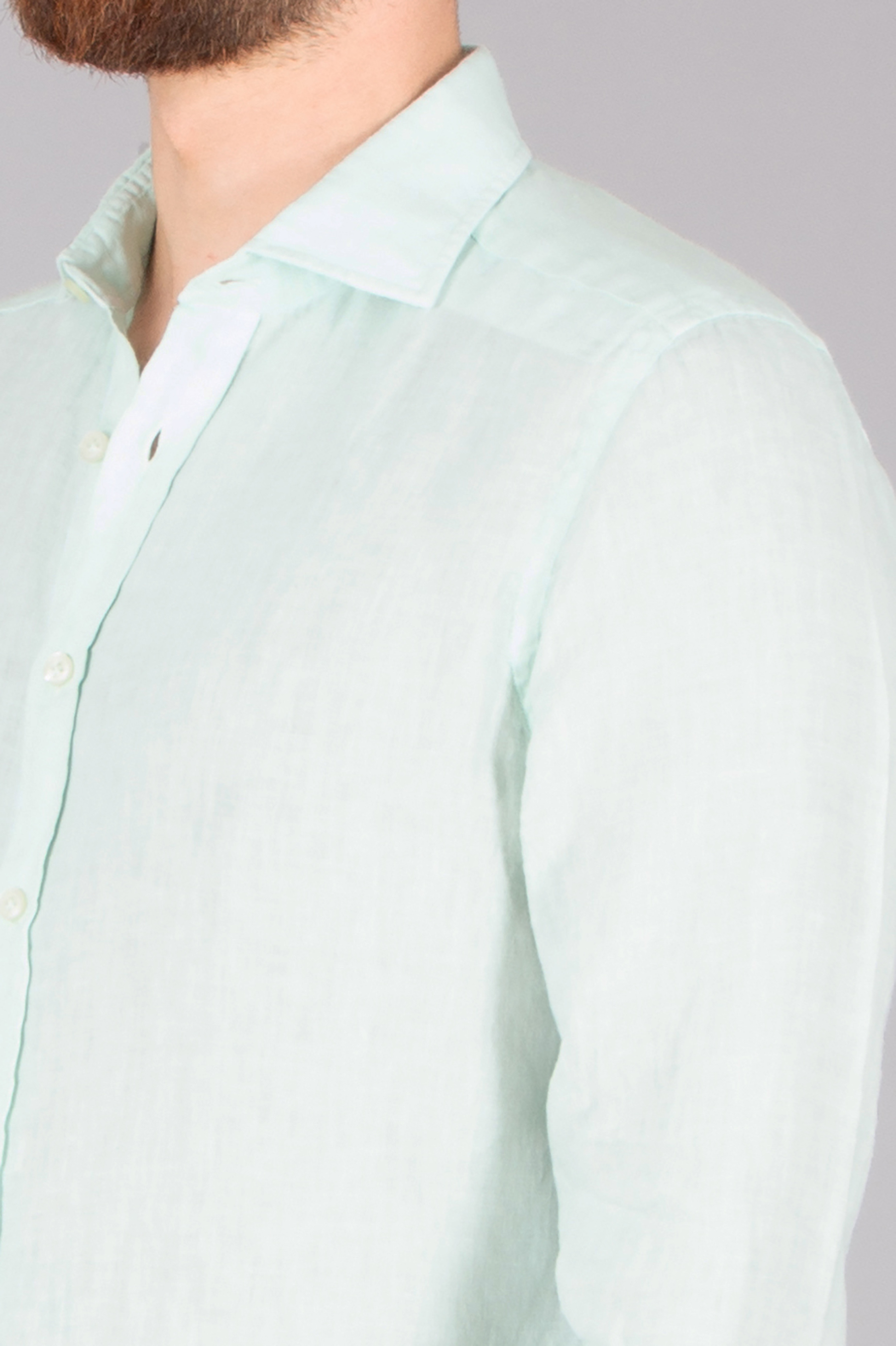 SONRISA Regular Fit Linen Shirt Hemd, Dekoration für Zuhause, Leinen, Langarm, Kleid, Hemd