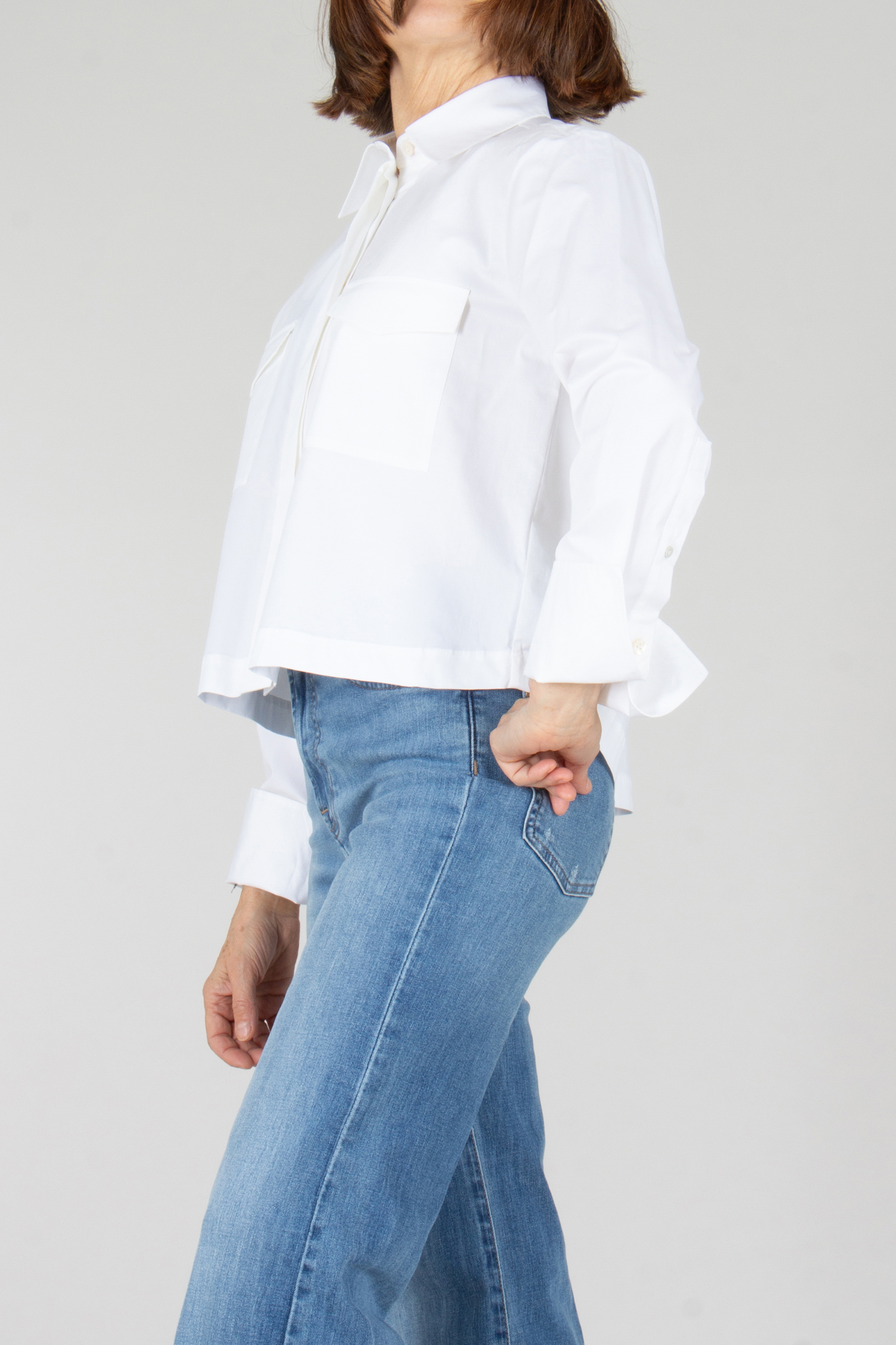 Mantel, Hosen, Laborkittel, Jeanshose, Hemd