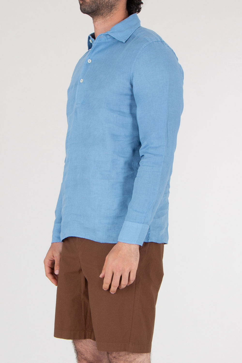 MC2 SAINT BARTH Casual Linen Tunic Shirt