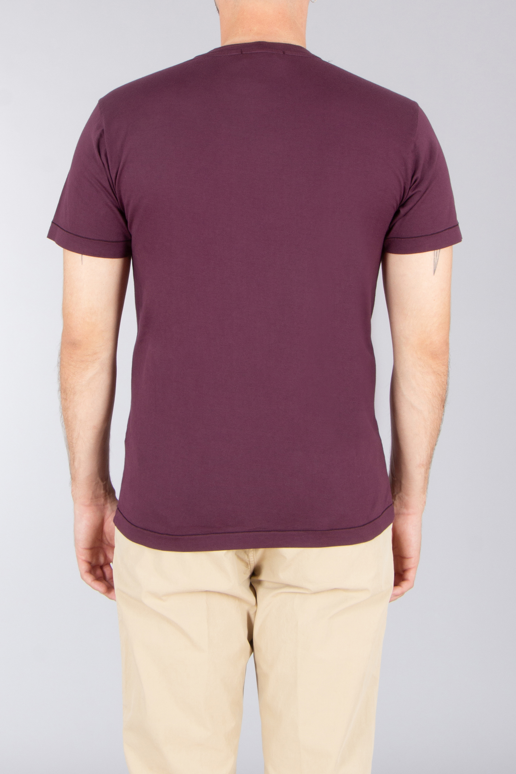STONE ISLAND Slim Fit Cotton Jersey T-Shirt T-shirt, Erwachsener, Männlich, Mann, Person