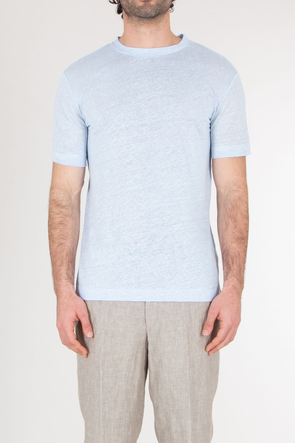 AURÉLIEN Regular Fit Linen T-Shirt