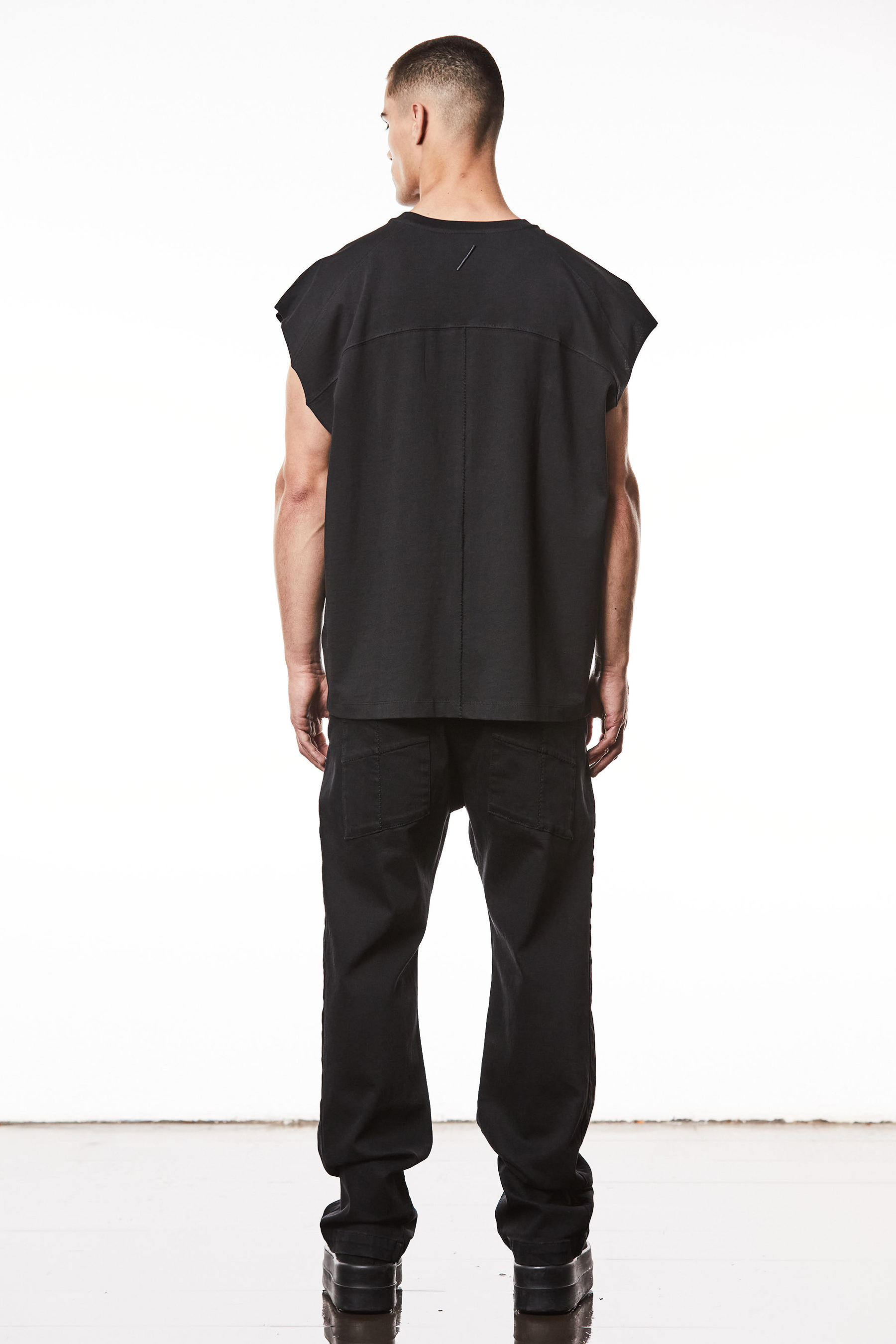 THOM KROM Oversized Cotton Jersey Tank Top THOM KROM Oversized Cotton Jersey Tank Top