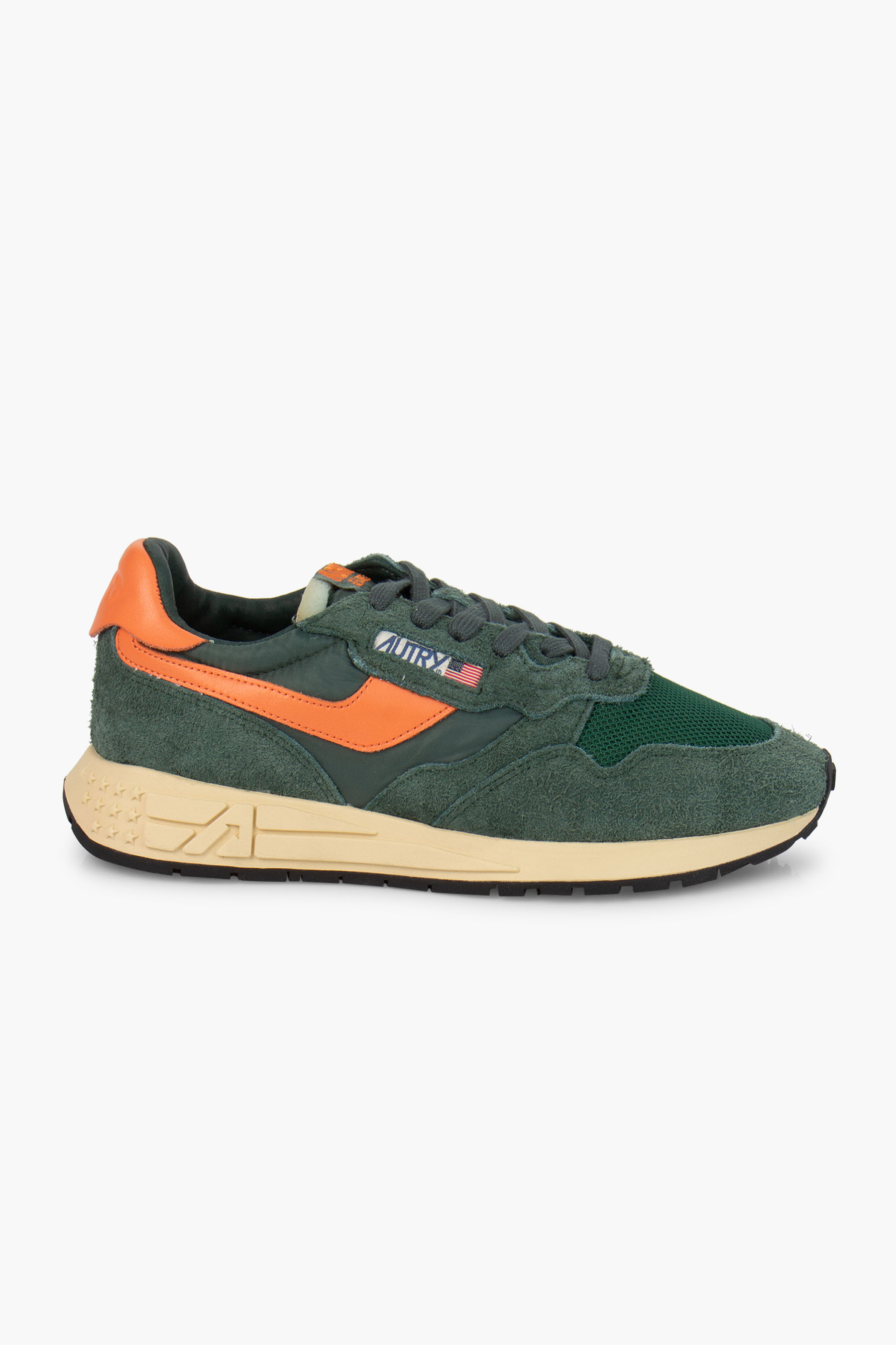 AUTRY Stone Wash Suede & Mesh Sneakers Reelwind Low AUTRY Stone Wash Suede & Mesh Sneakers Reelwind Low