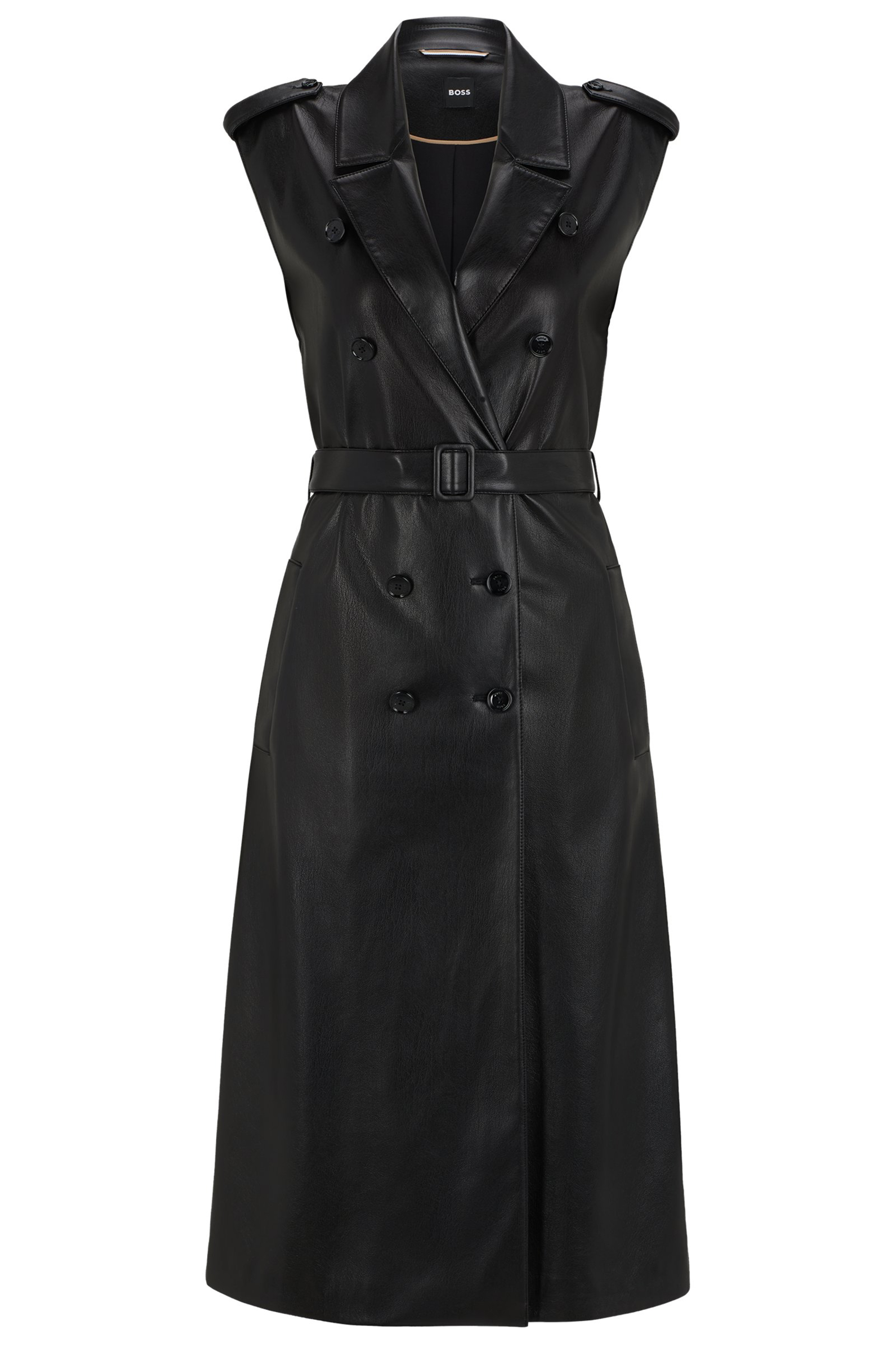BOSS Faux Leather Dress Dujeta BOSS Faux Leather Dress Dujeta