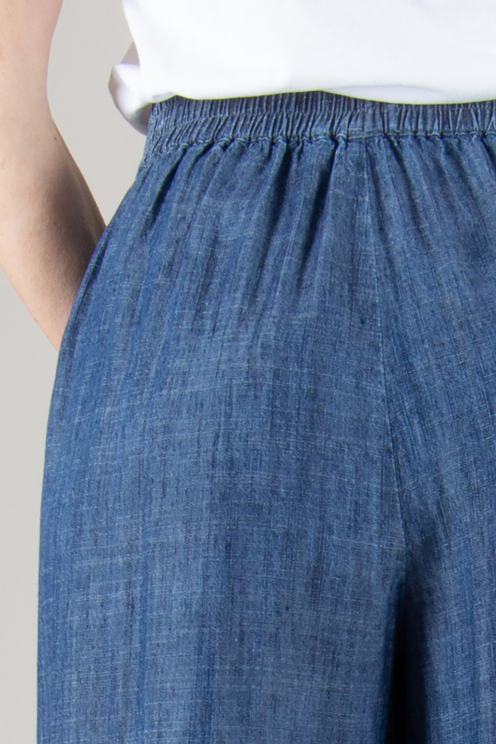 0039 ITALY Regular Fit Lyocell Cotton Pants