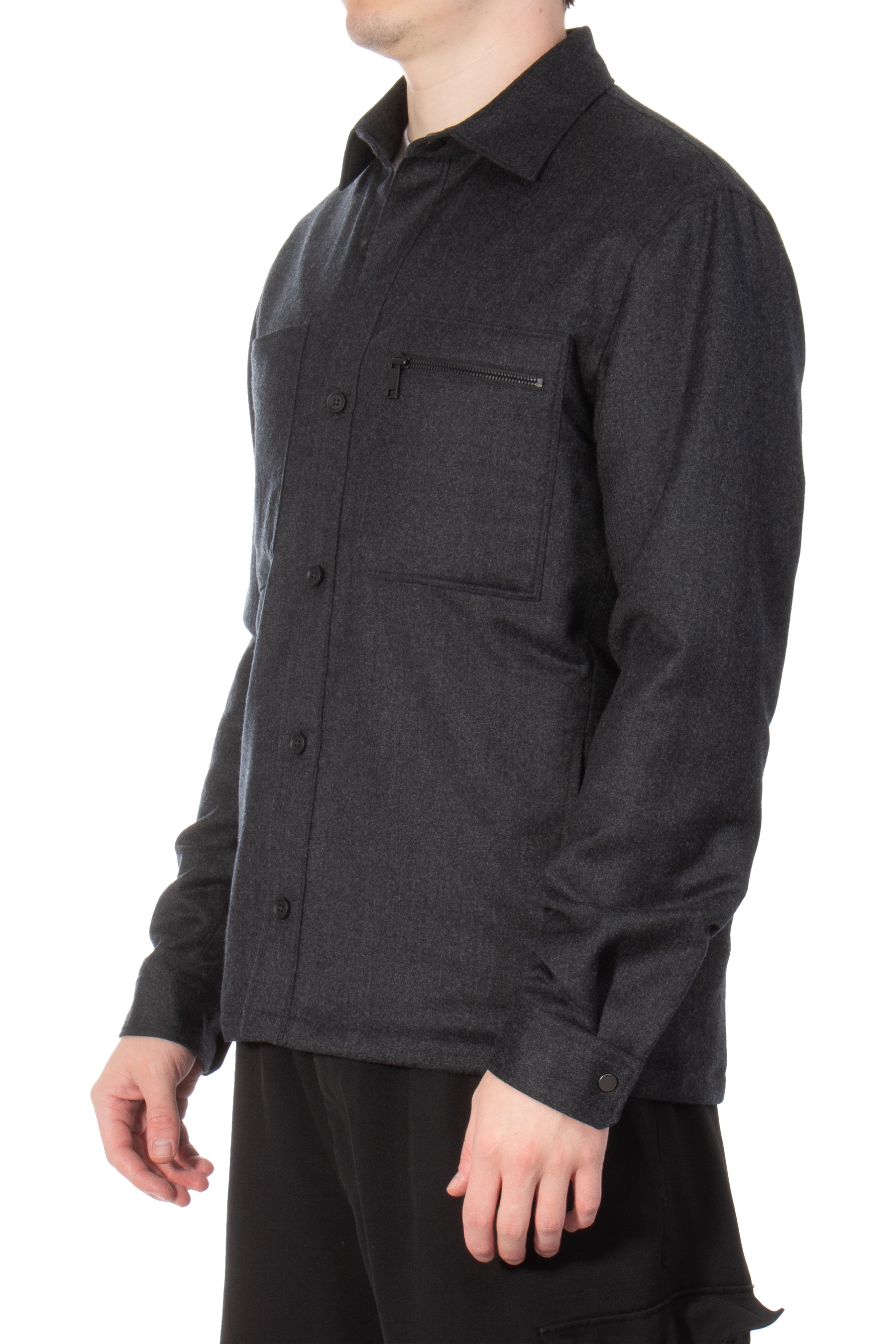 ZEGNA Lined Techmerino Wool Overshirt ZEGNA Lined Techmerino Wool Overshirt