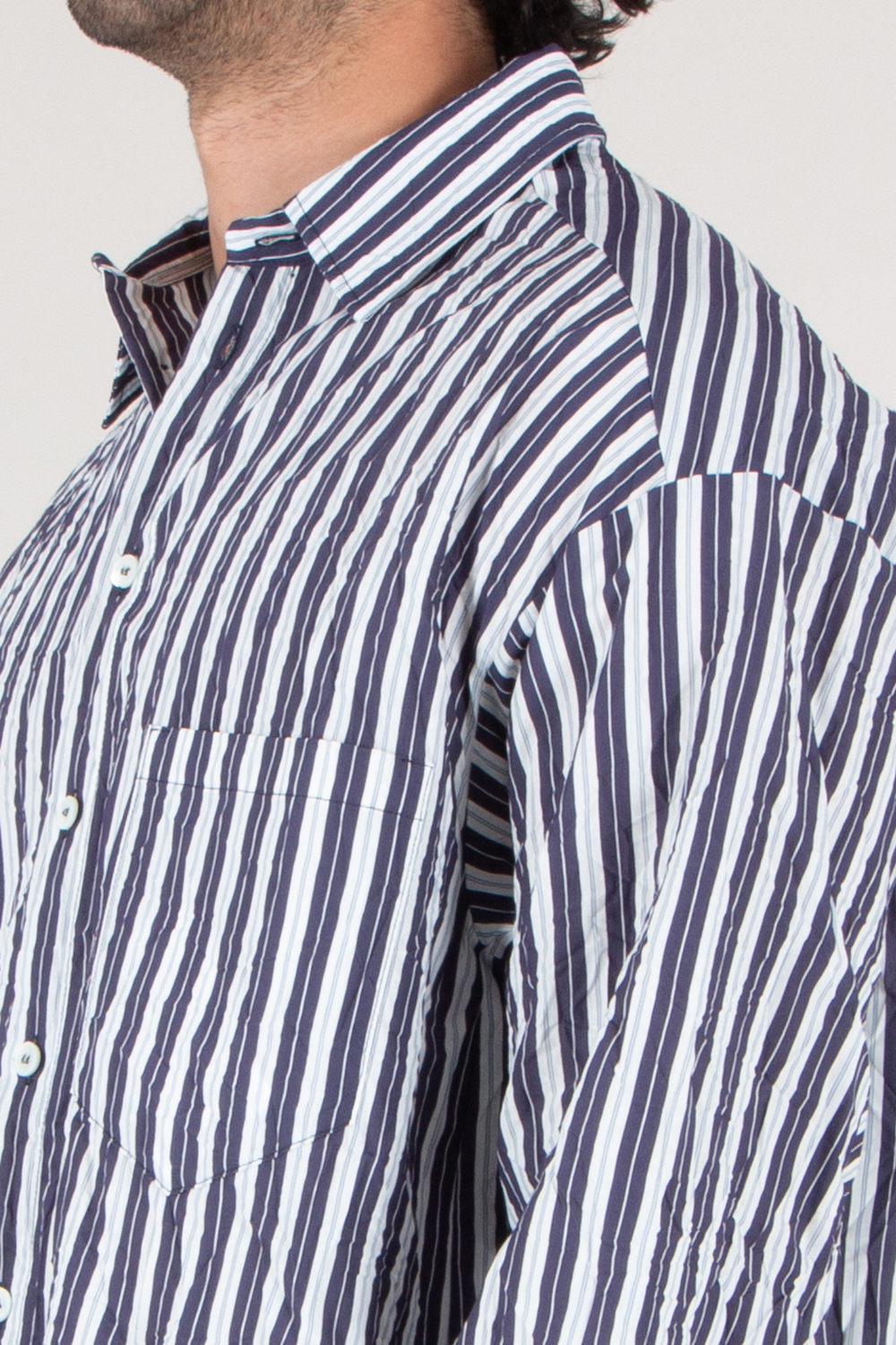 ROBERTO COLLINA  Oversized Crinkled Shirt