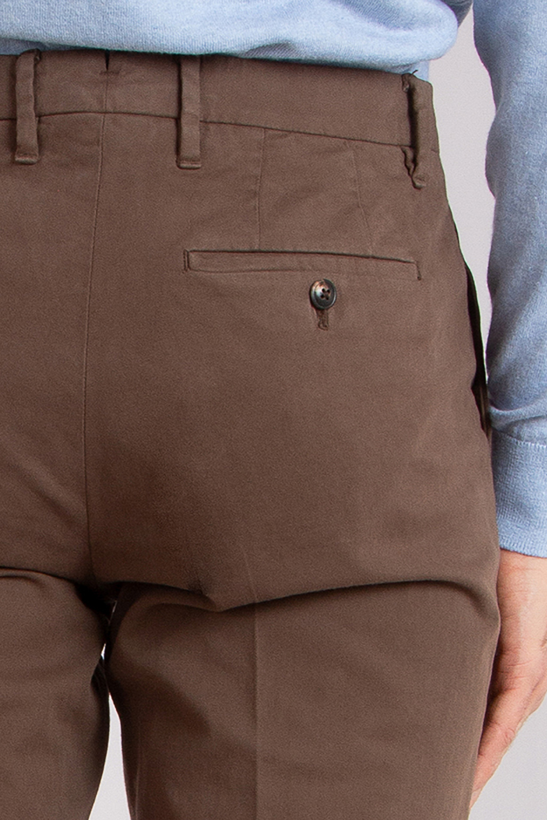 PAL ZILERI Slim Fit Cotton-Cashmere-Stretch Chino Pants PAL ZILERI Slim Fit Cotton-Cashmere-Stretch Chino Pants