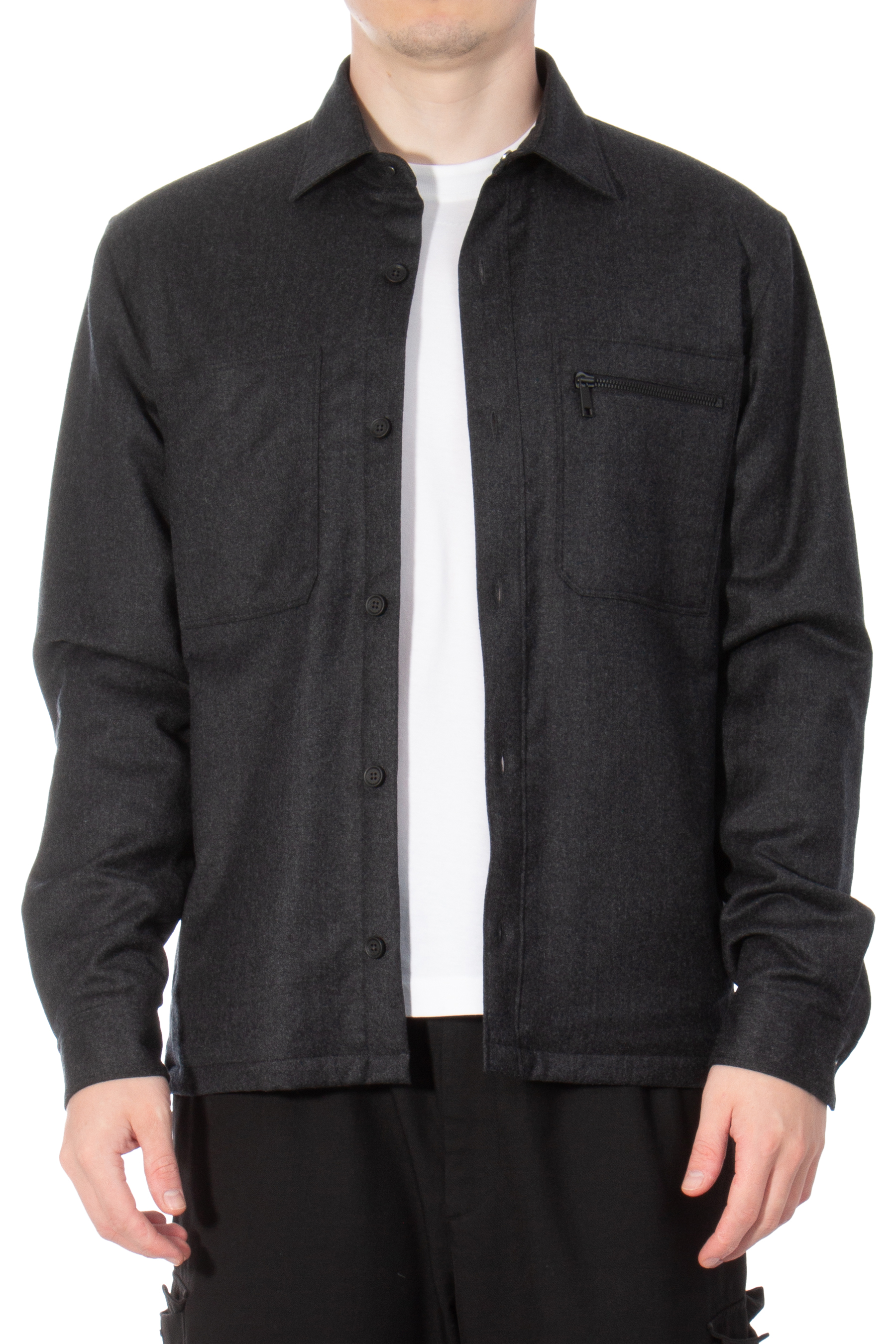 ZEGNA Lined Techmerino Wool Overshirt ZEGNA Lined Techmerino Wool Overshirt