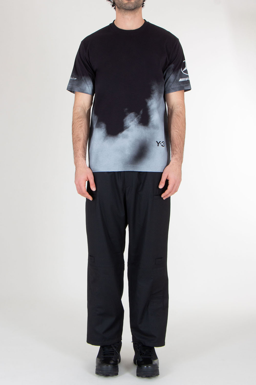 Y-3 x MERCEDES AMG PETRONAS Regular Fit Graphic Print Cotton T-Shirt