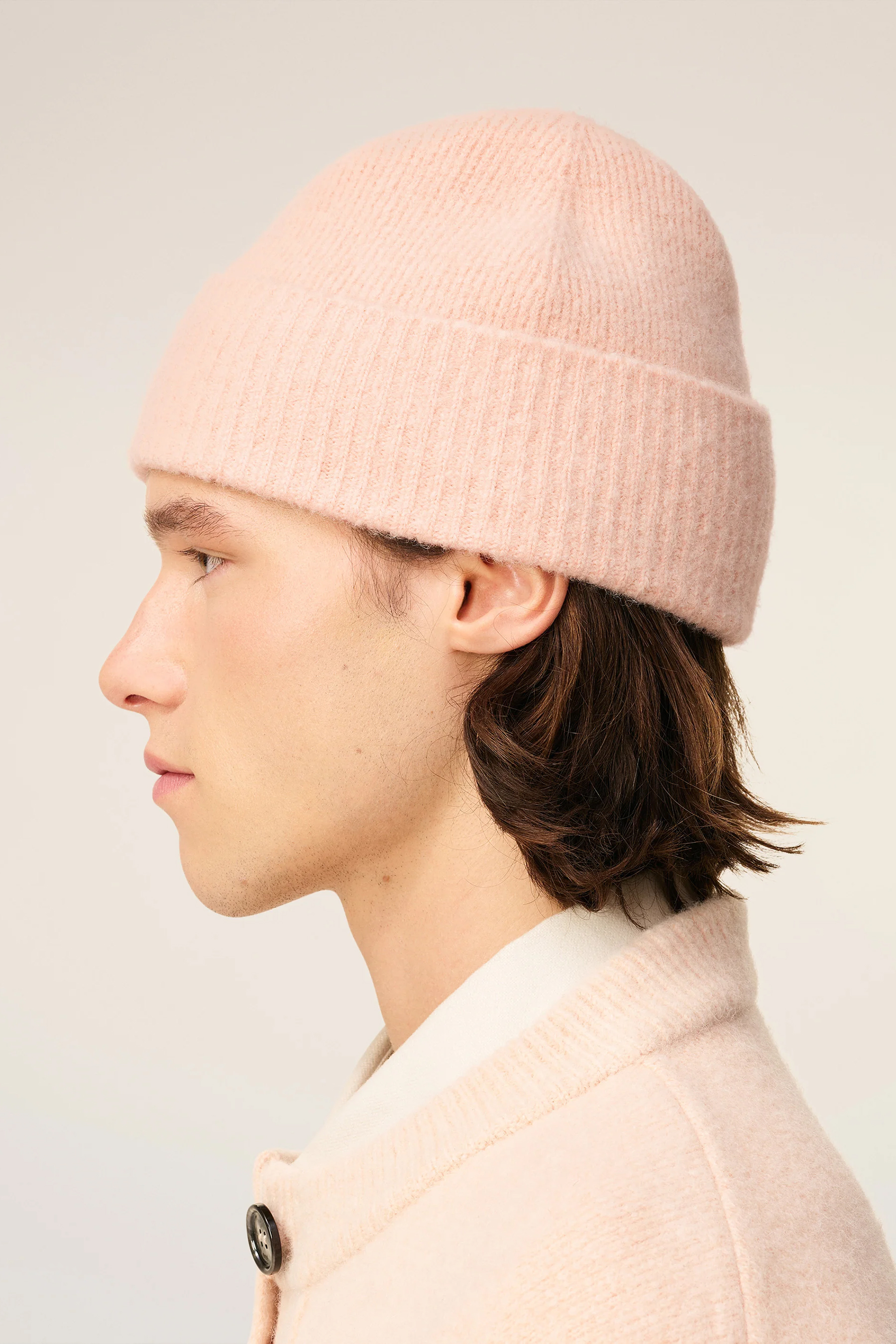 AMI PARIS Ami De Coeur Alpaca Blend Beanie Hut, Mütze, Person, Frau
