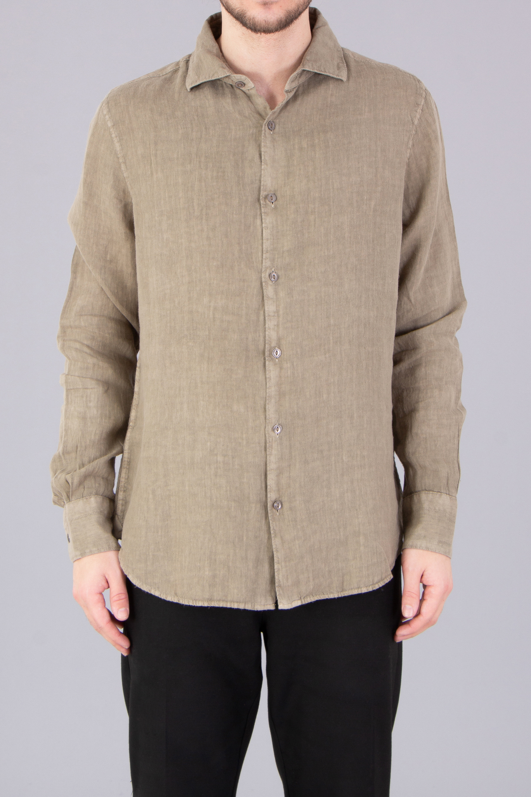 TRUSTED HANDWORK Regular Fit Linen Shirt