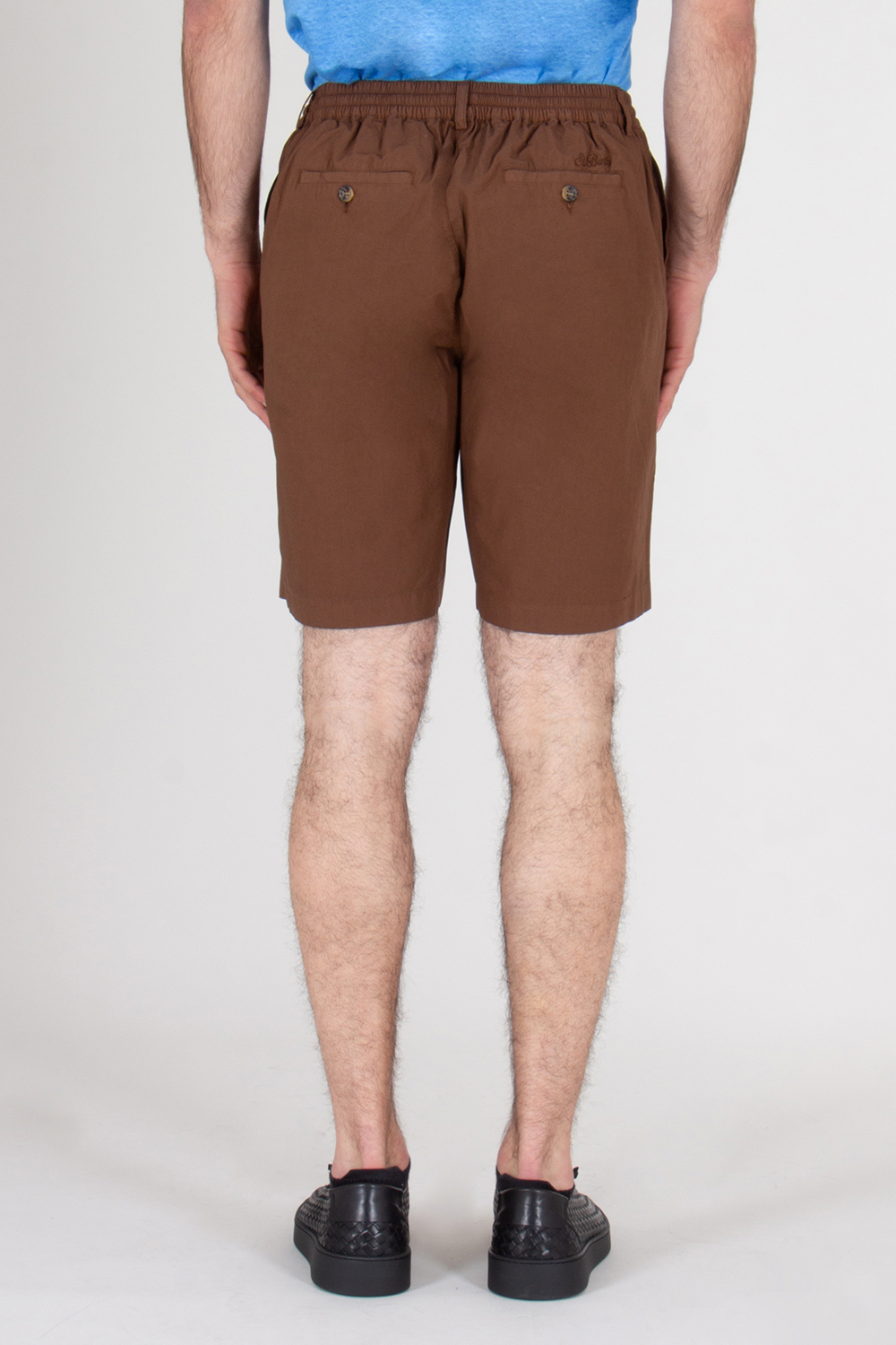 MC2 SAINT BARTH Regular Fit Stretch Parachute Cotton Shorts
