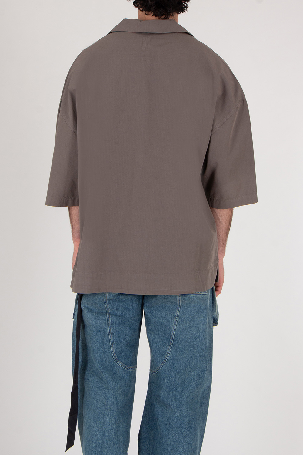 RICK OWENS DRKSHDW Oversized Organic Ripstop Cotton Shirt Magnum Tommy
