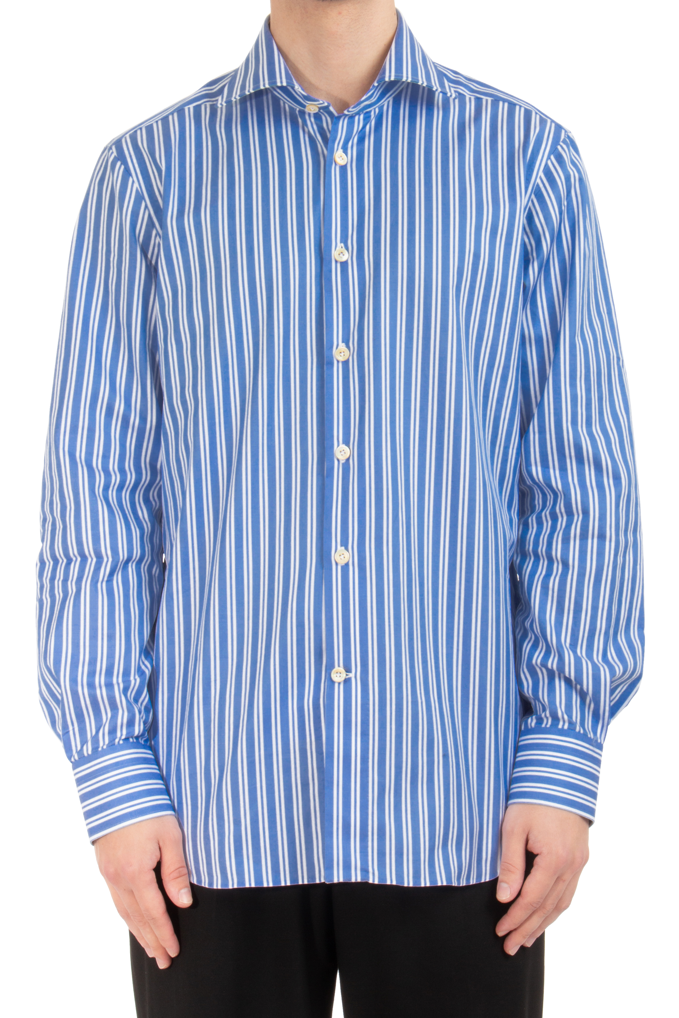 KITON Striped Cotton Shirt KITON Striped Cotton Shirt