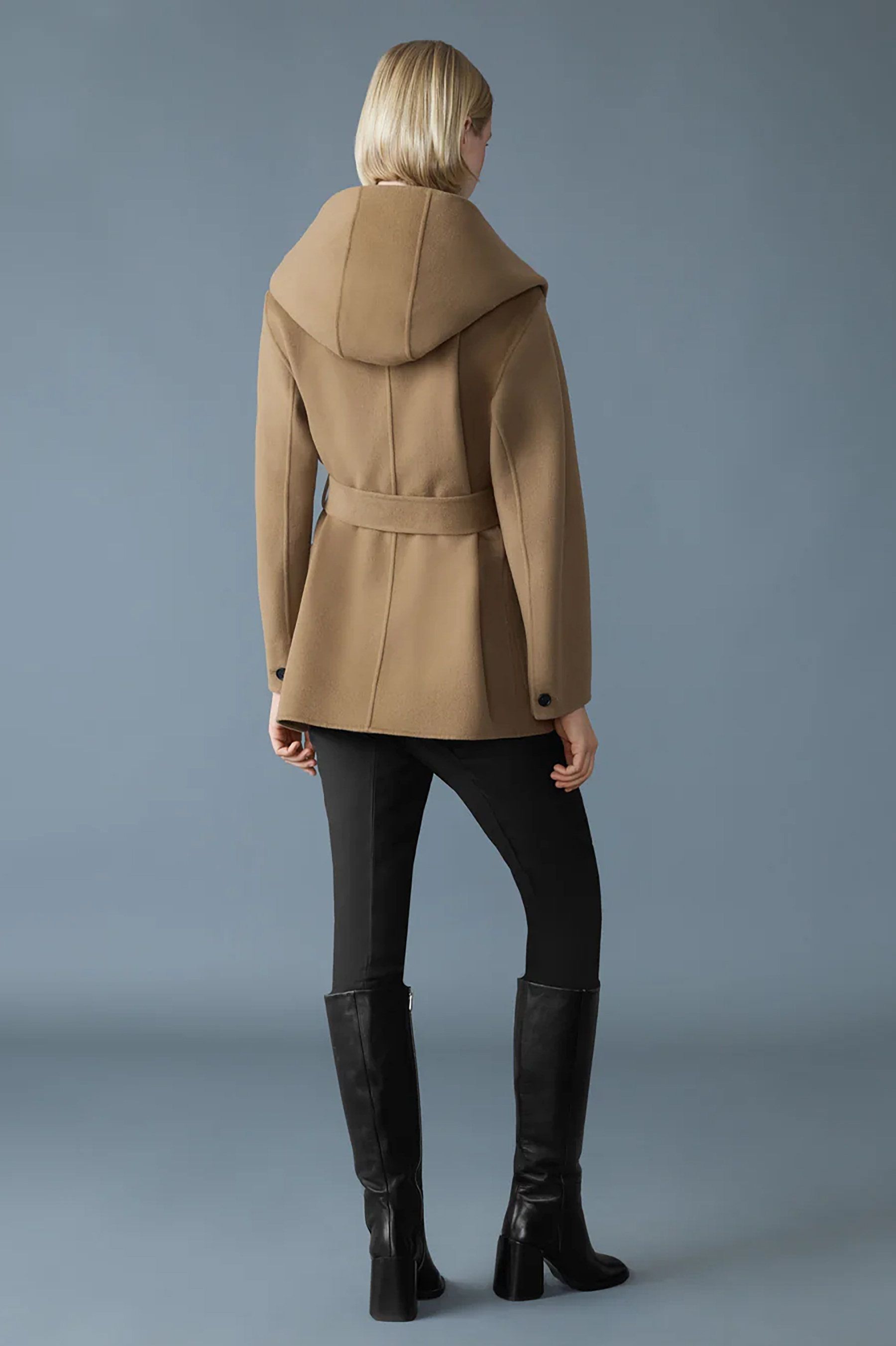 MACKAGE Relaxed Fit Double-Face Wool Wrap Jacket Paya Bekleidung, Mantel, Person