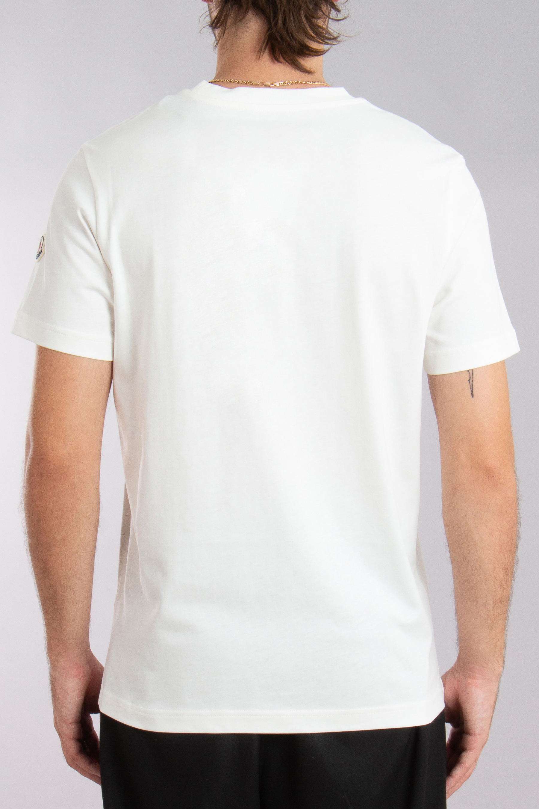 MONCLER Printed Organic Cotton Jersey T-Shirt MONCLER Printed Organic Cotton Jersey T-Shirt