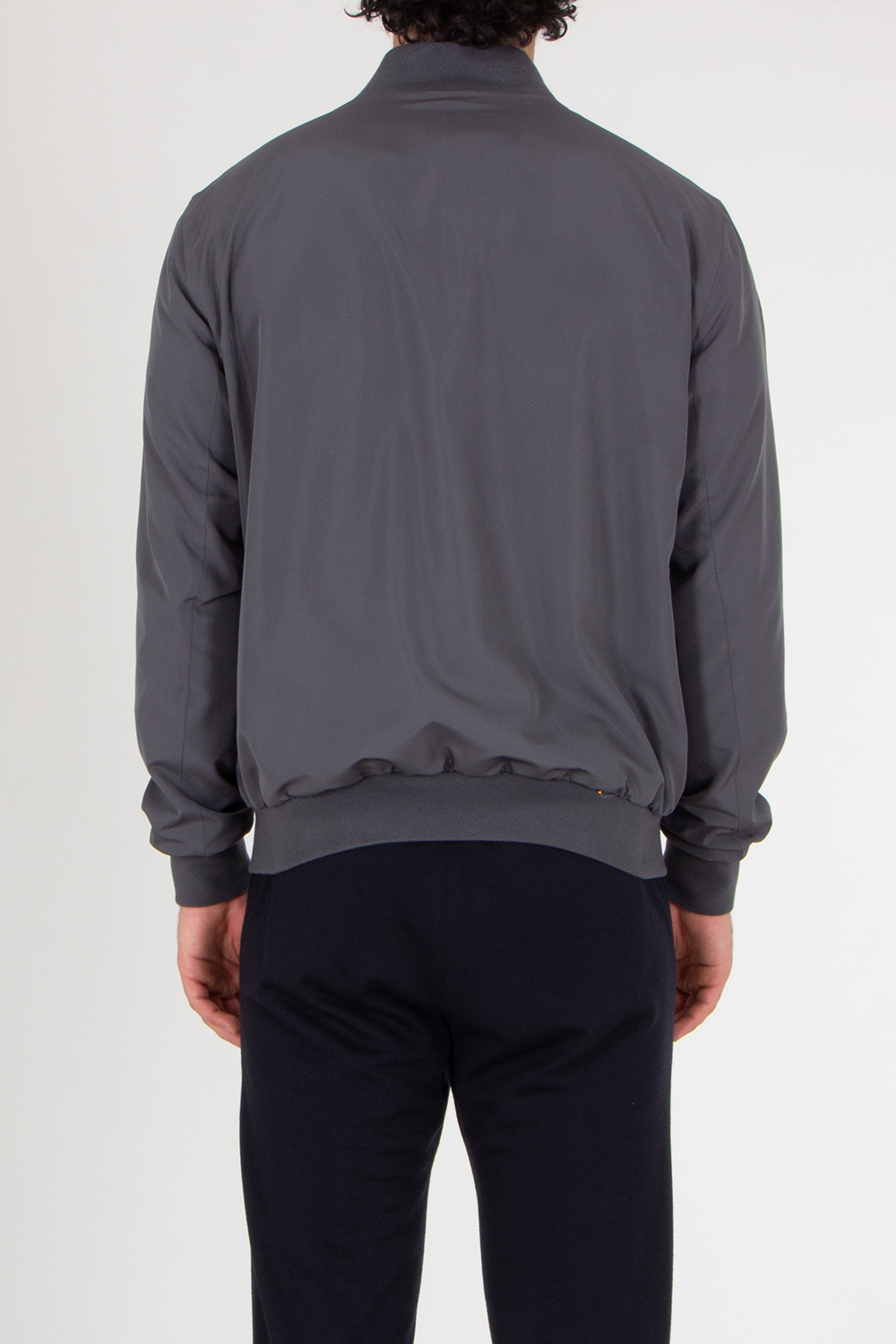 KITON Regular Fit Nylon Bomber Jacket