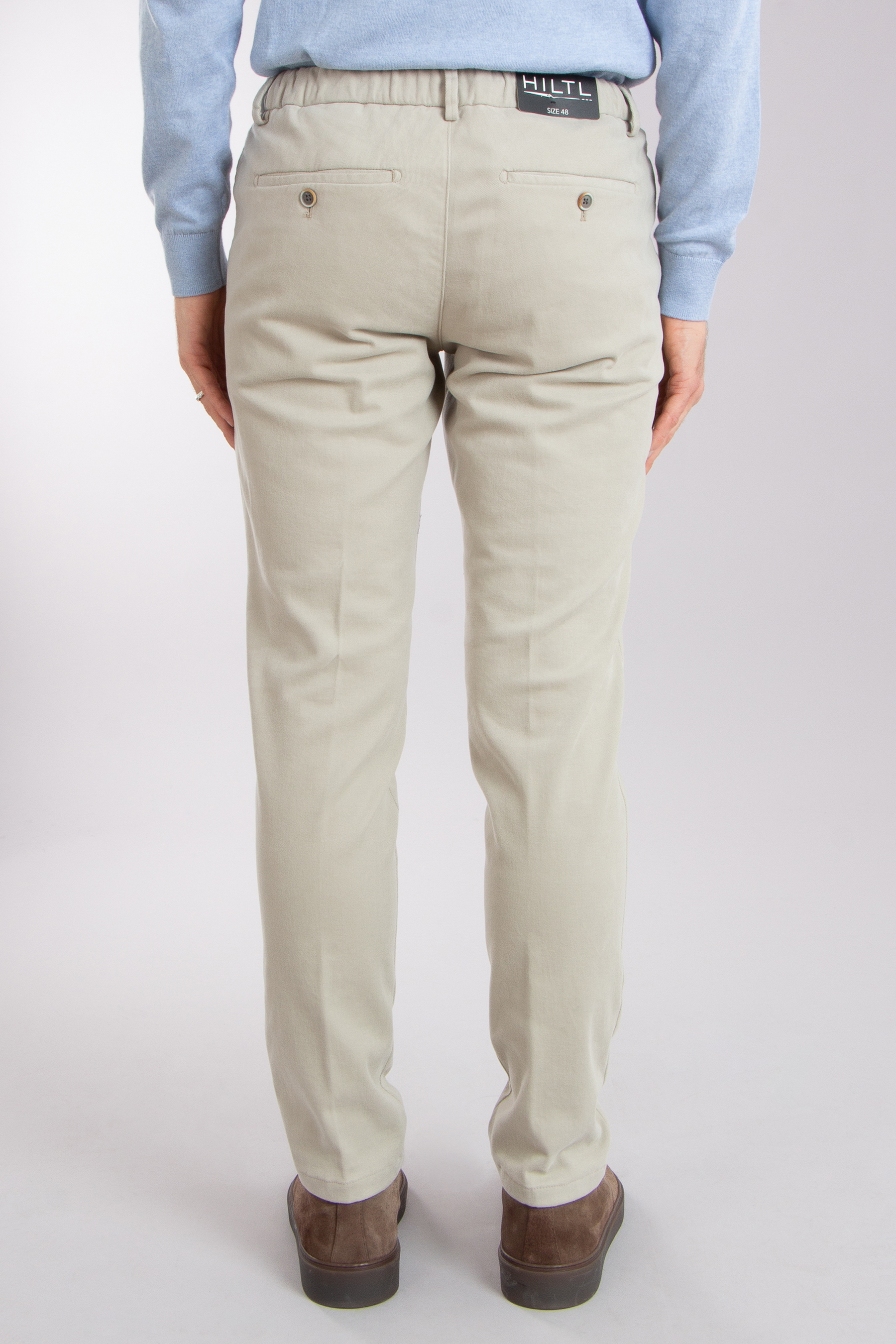 HILTL Soft Stretch Cotton Twill Chino Pants Trento