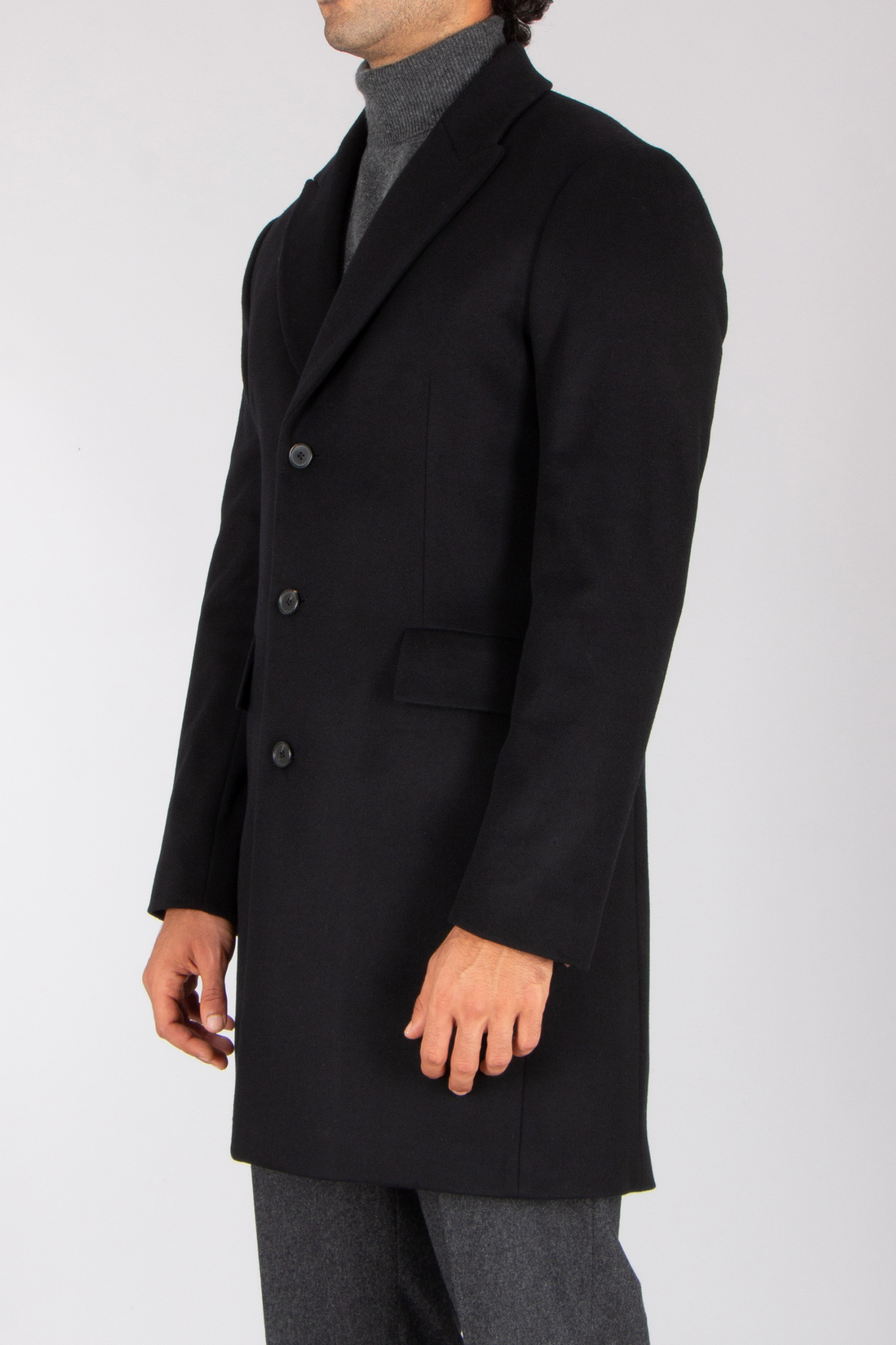 PAUL SMITH Slim Fit Wool-Cashmere Blend Epsom Coat Bekleidung, Mantel