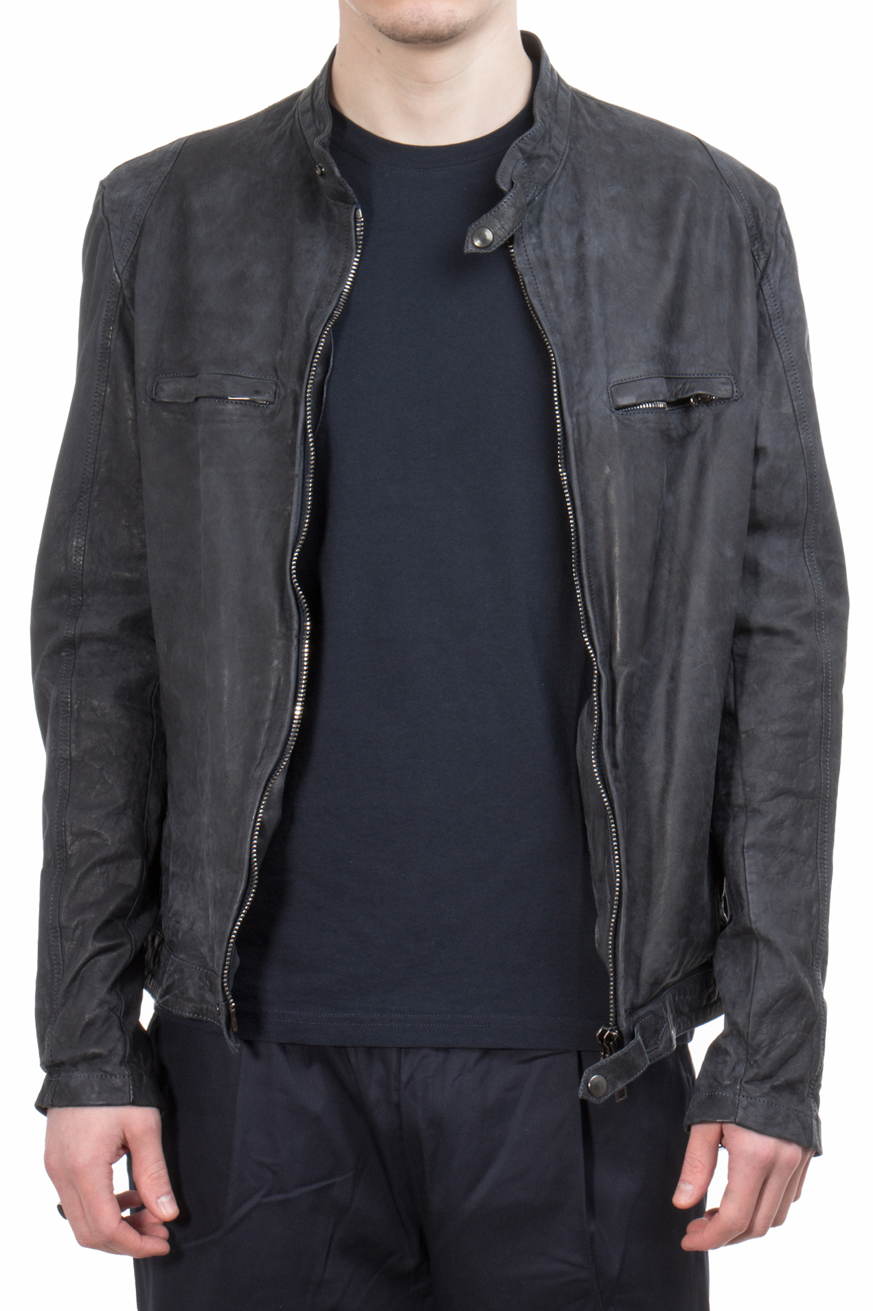 SALVATORE SANTORO Leather Jacket SALVATORE SANTORO Leather Jacket