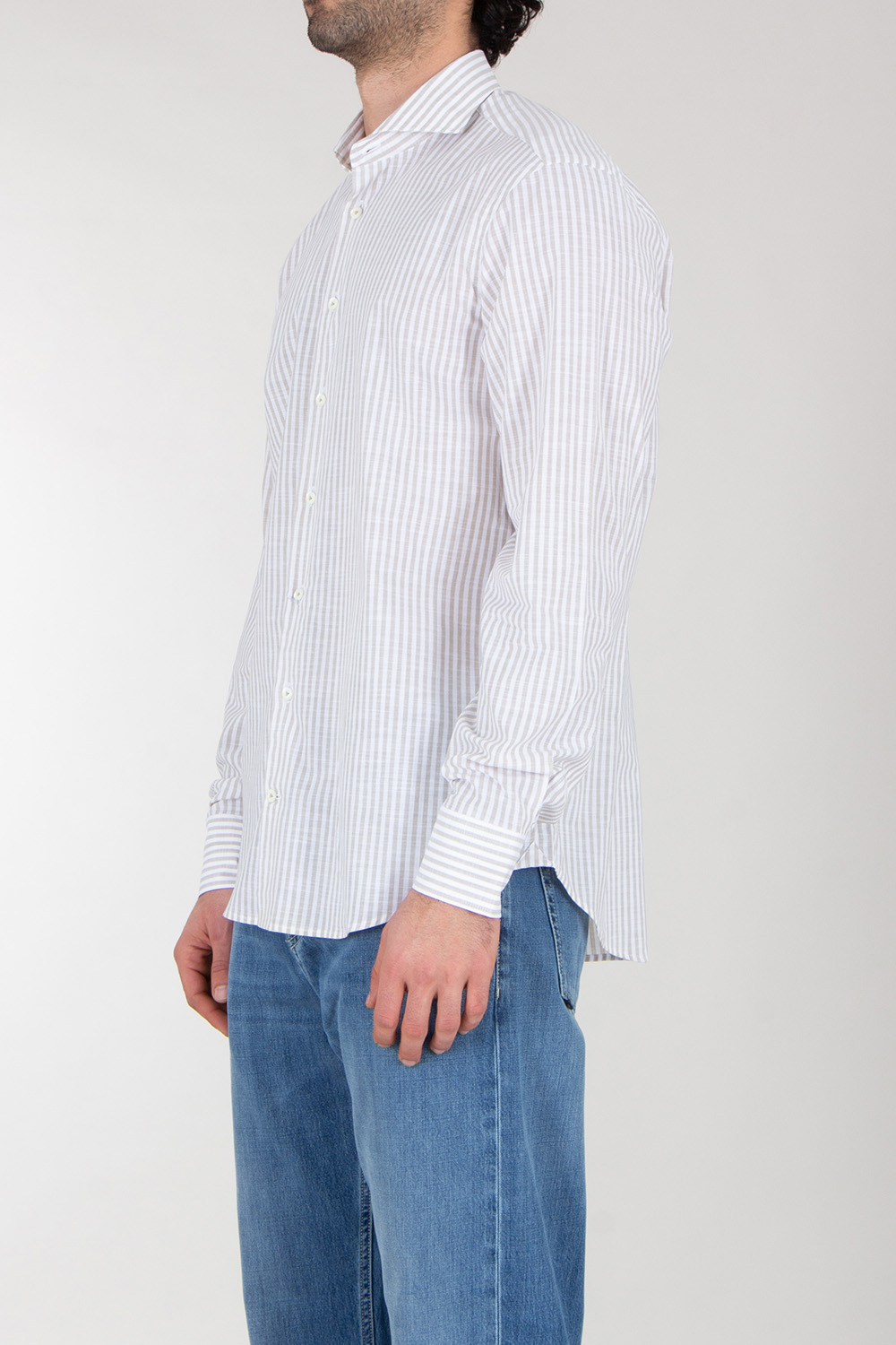 VAN LAACK Striped Cotton Shirt Reso