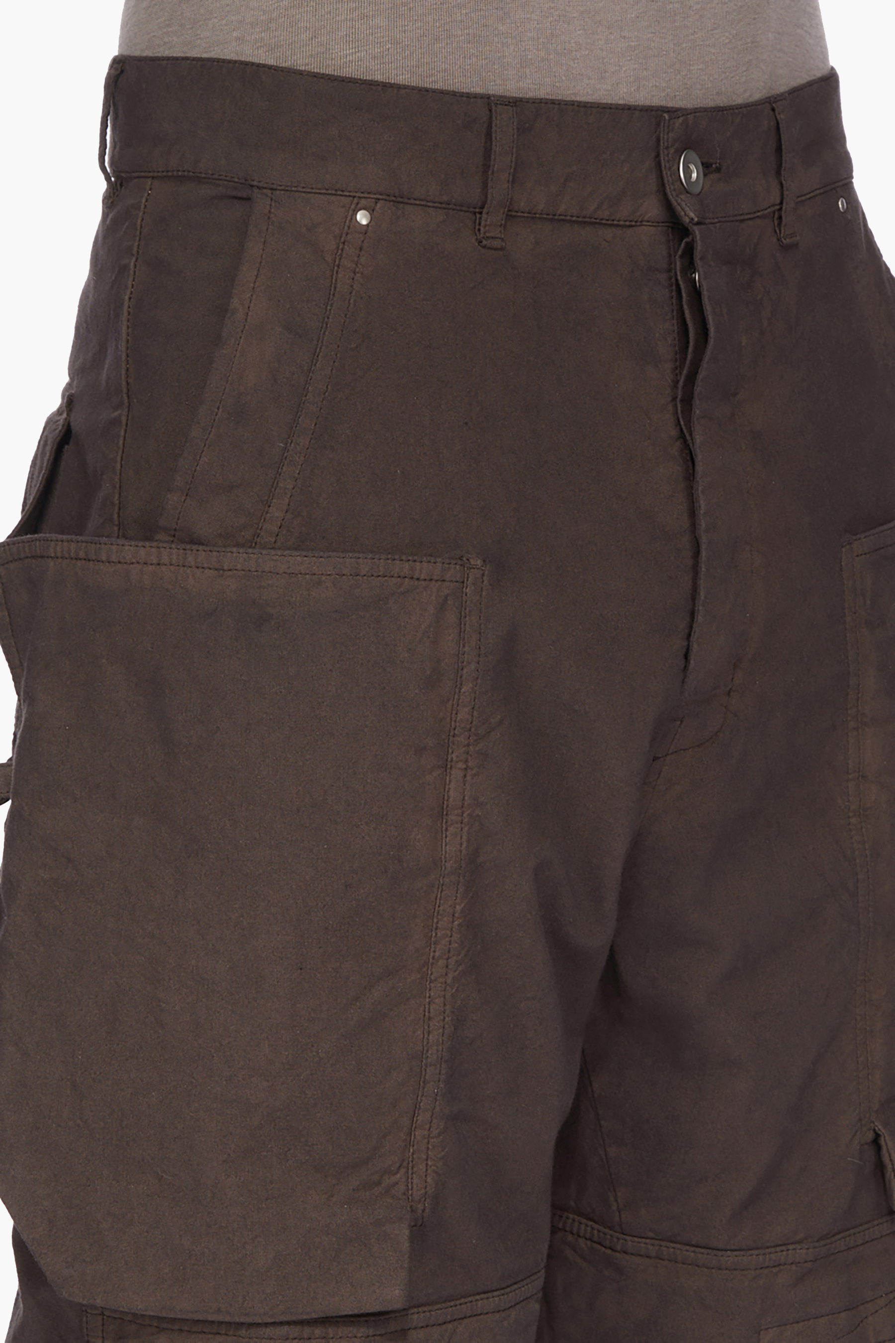 RICK OWENS DRKSHDW Loose Fit Cotton Tela Stefan Cargo Pants Bekleidung, Kurze Hosen, Hosen, Mantel, Jacke