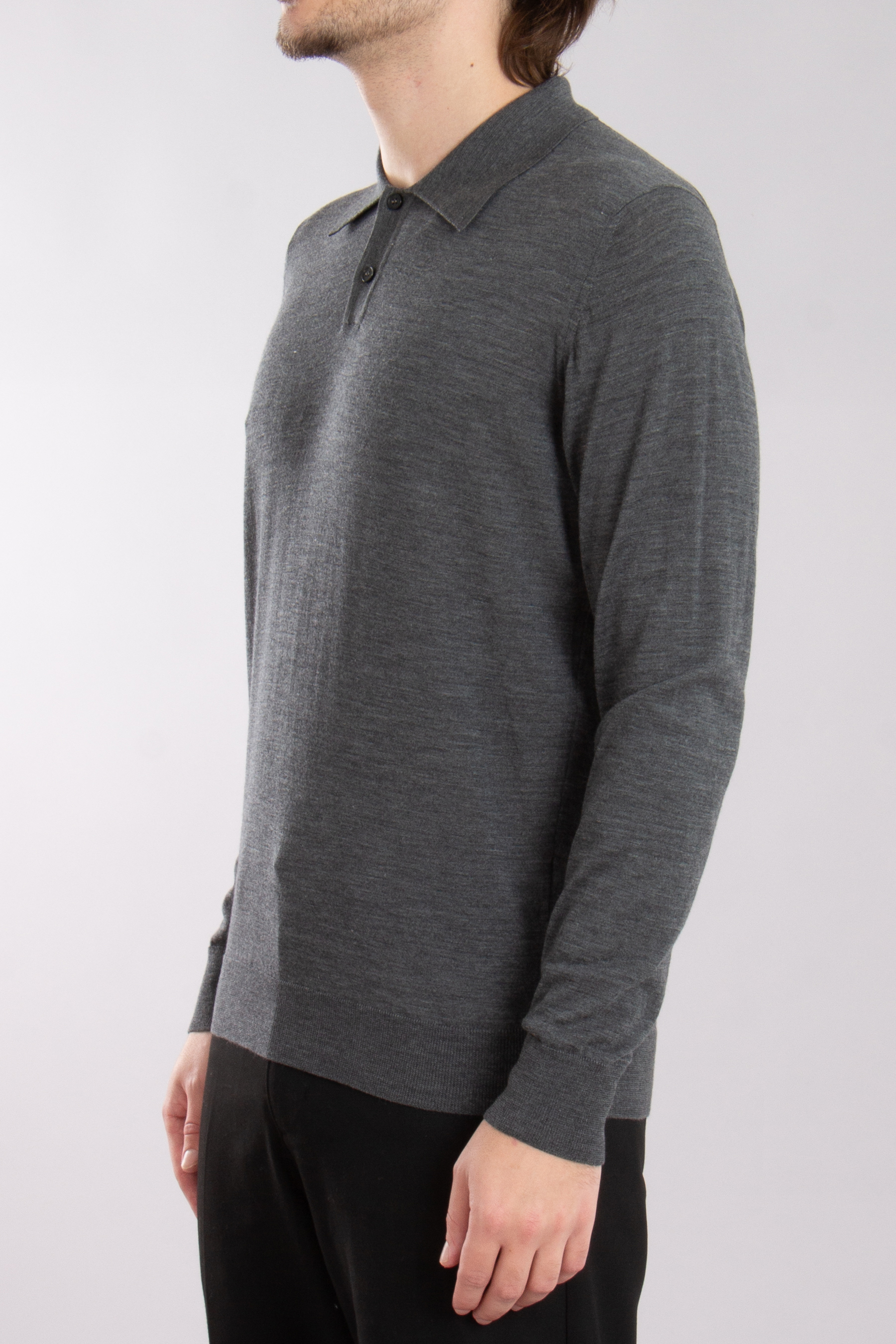 ROBERTO COLLINA Ultrafine Wool Knit Polo ROBERTO COLLINA Ultrafine Wool Knit Polo