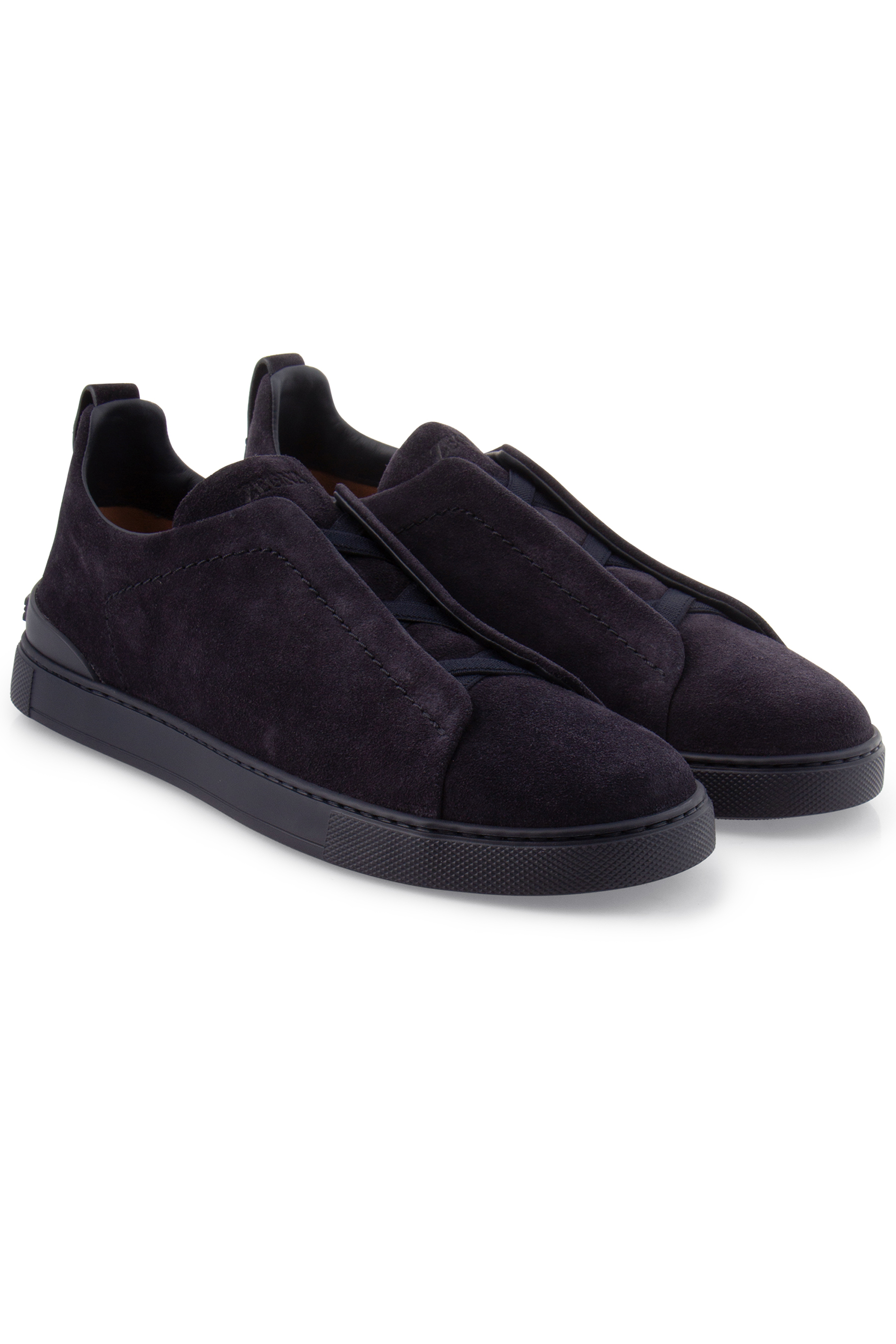 ZEGNA Suede Sneakers Triple Stitch ZEGNA Suede Sneakers Triple Stitch