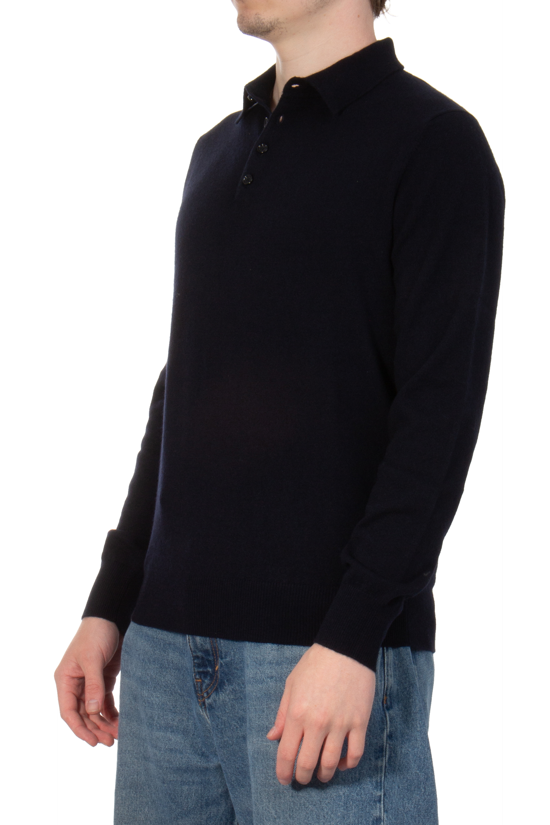 ALLUDE Cashmere Knit Polo