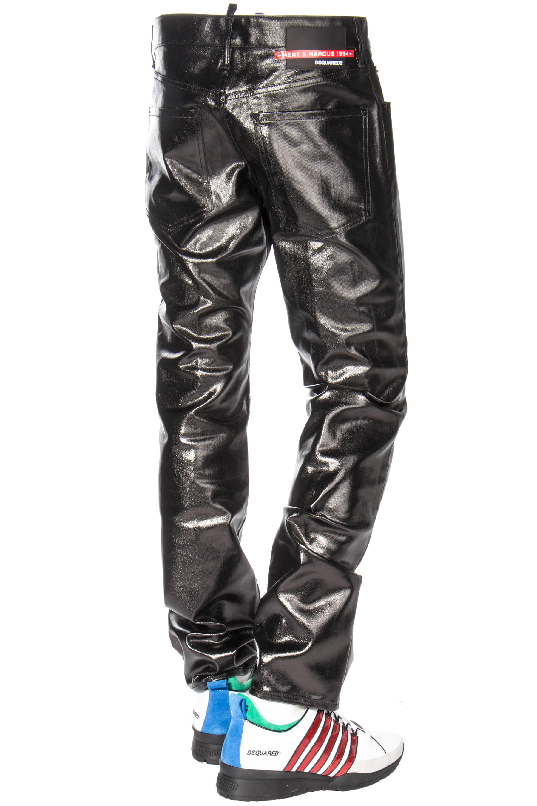 DSQUARED2 x MERT & MARCUS 1994 Straight Leg Coated Jeans