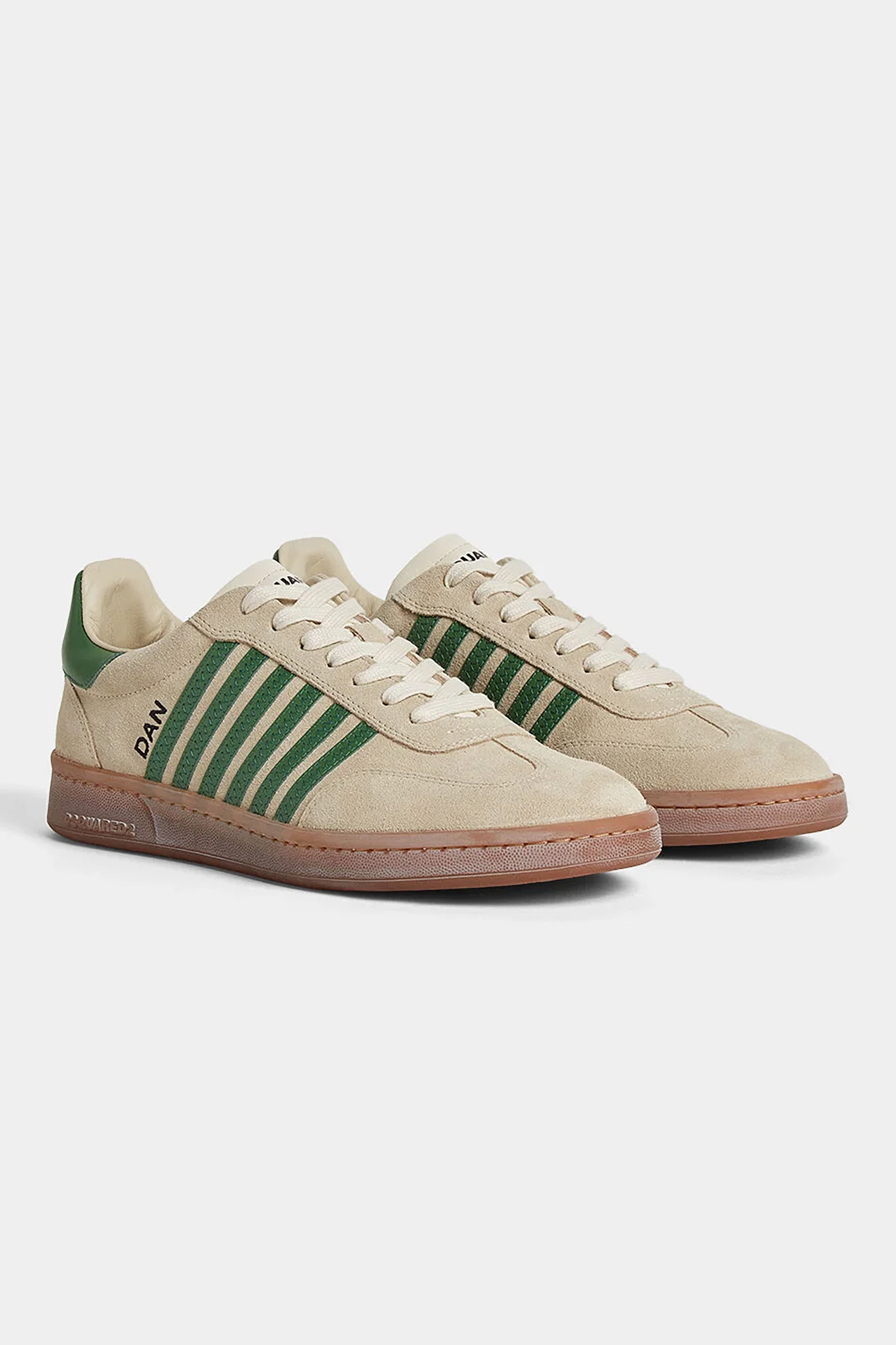 DSQUARED2 Suede Sneakers Boxer Bekleidung, Schuhwerk, Schuh, Sneaker, Wildleder