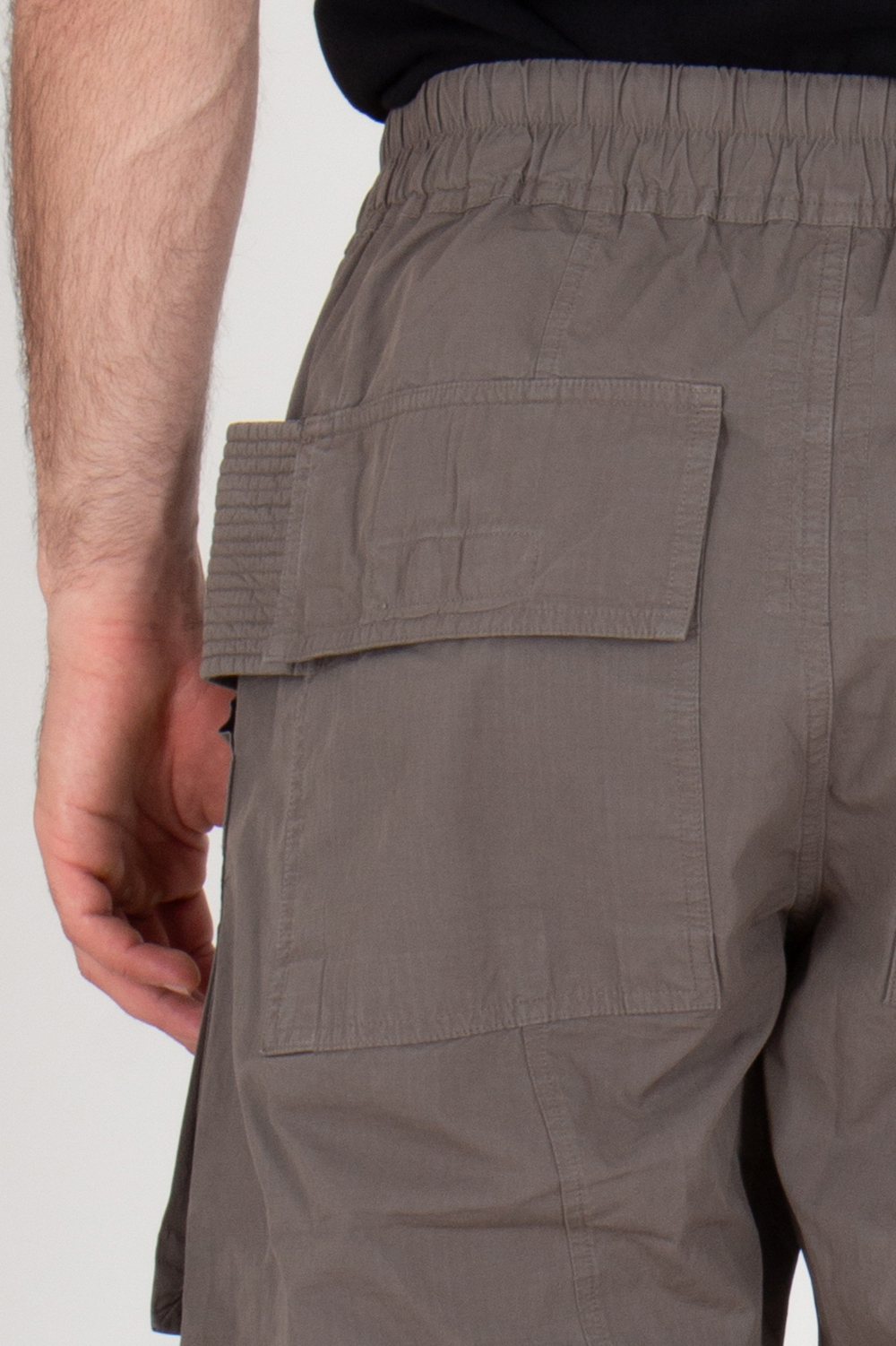 RICK OWENS DRKSHDW Cotton Creatch Cargo Drawstring Pants