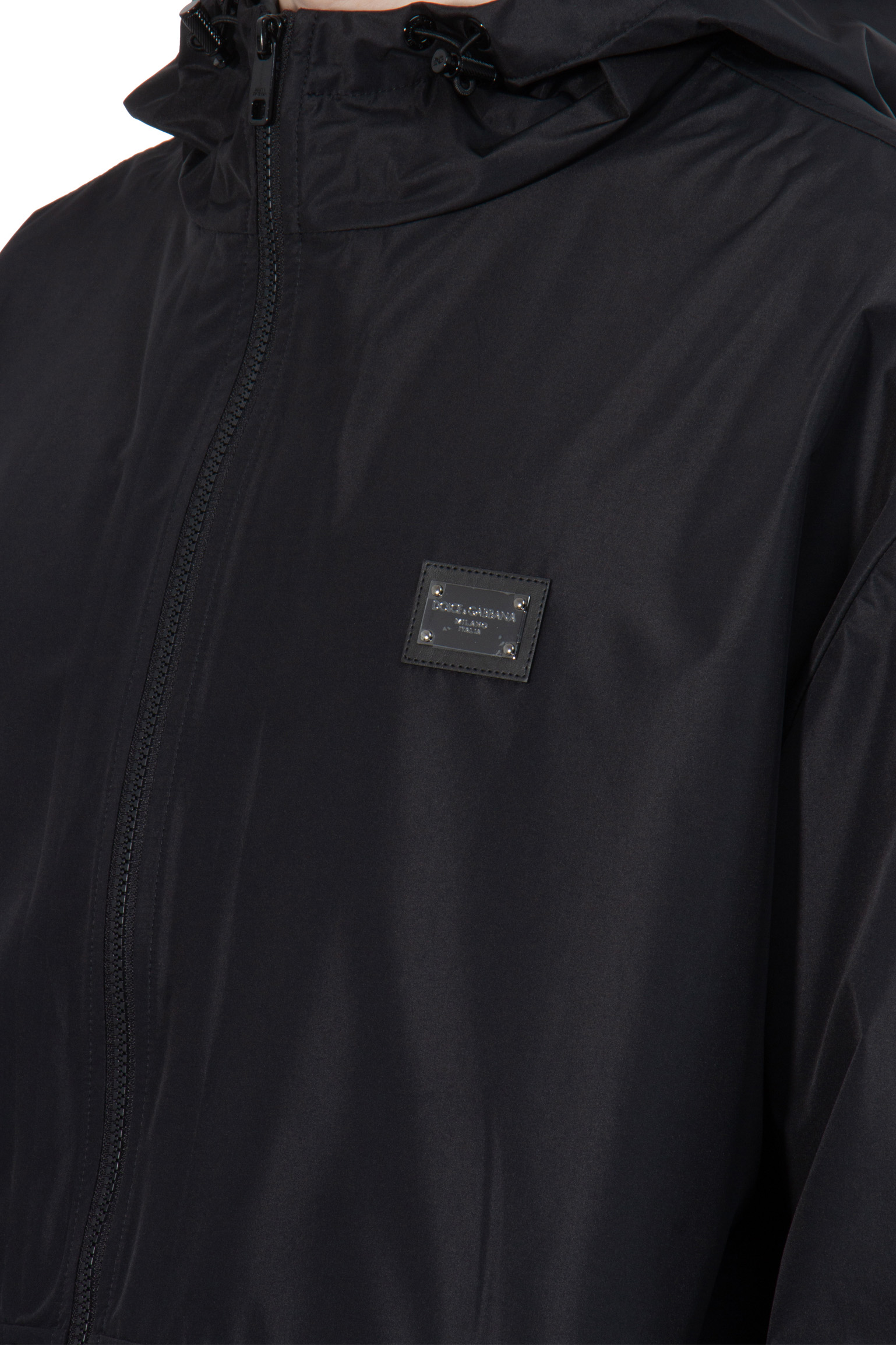 DOLCE & GABBANA Hooded Lightweight Jacket DOLCE & GABBANA Hooded Lightweight Jacket