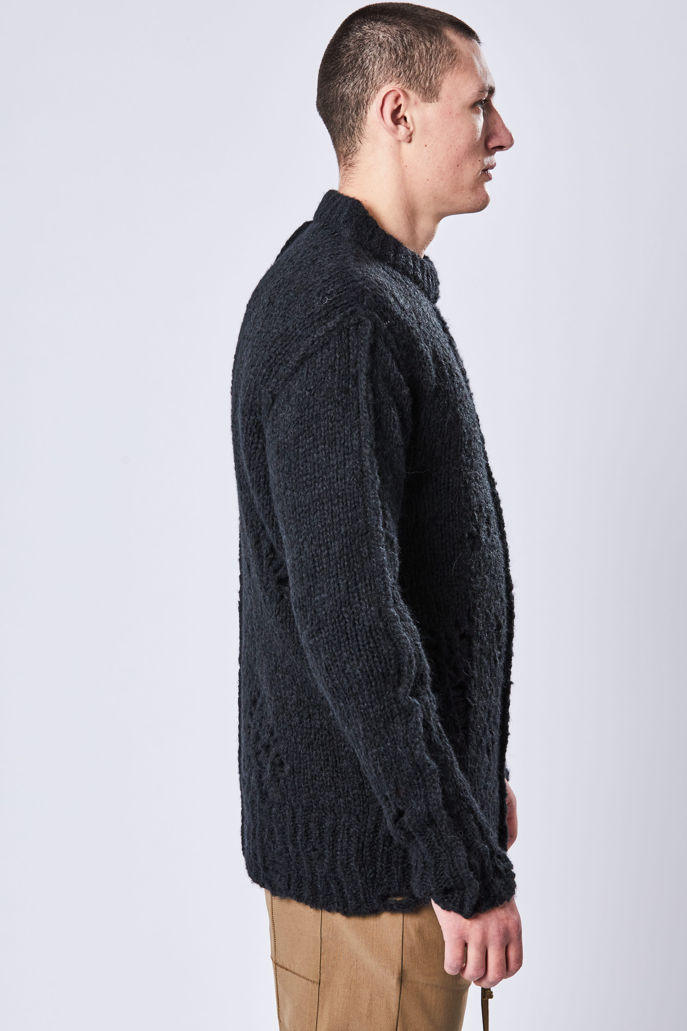 THOM KROM Alpaca Wool Blend Knit Sweater
