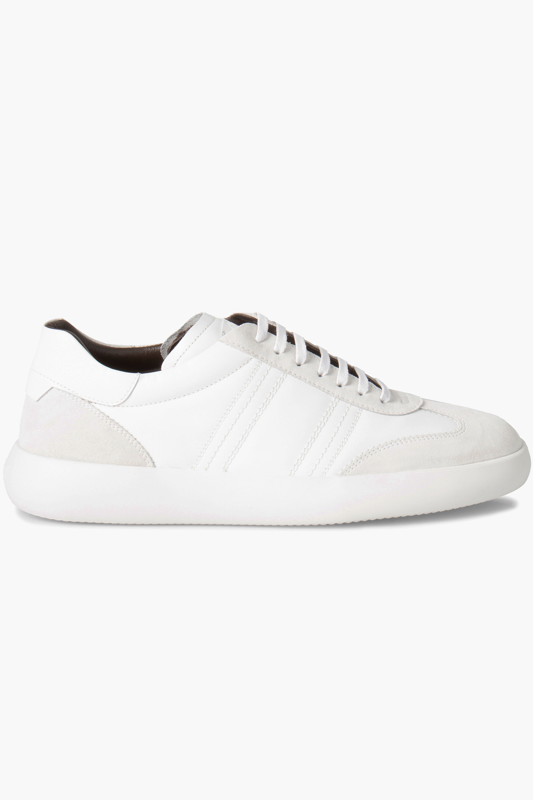 BRIONI Calf Leather & Suede Sneakers
