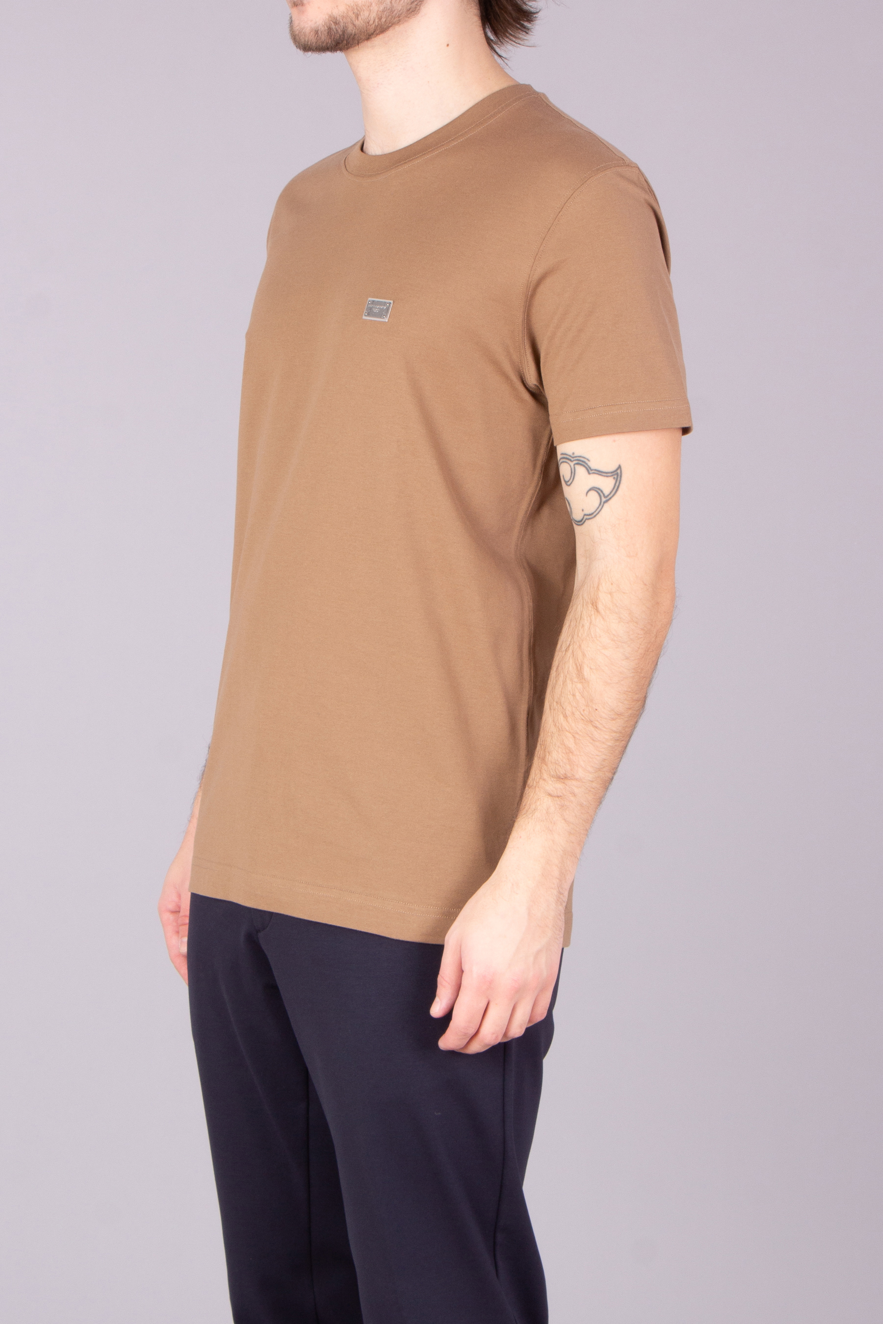 DOLCE & GABBANA Classic Fit Cotton Jersey T-Shirt DOLCE & GABBANA Classic Fit Cotton Jersey T-Shirt