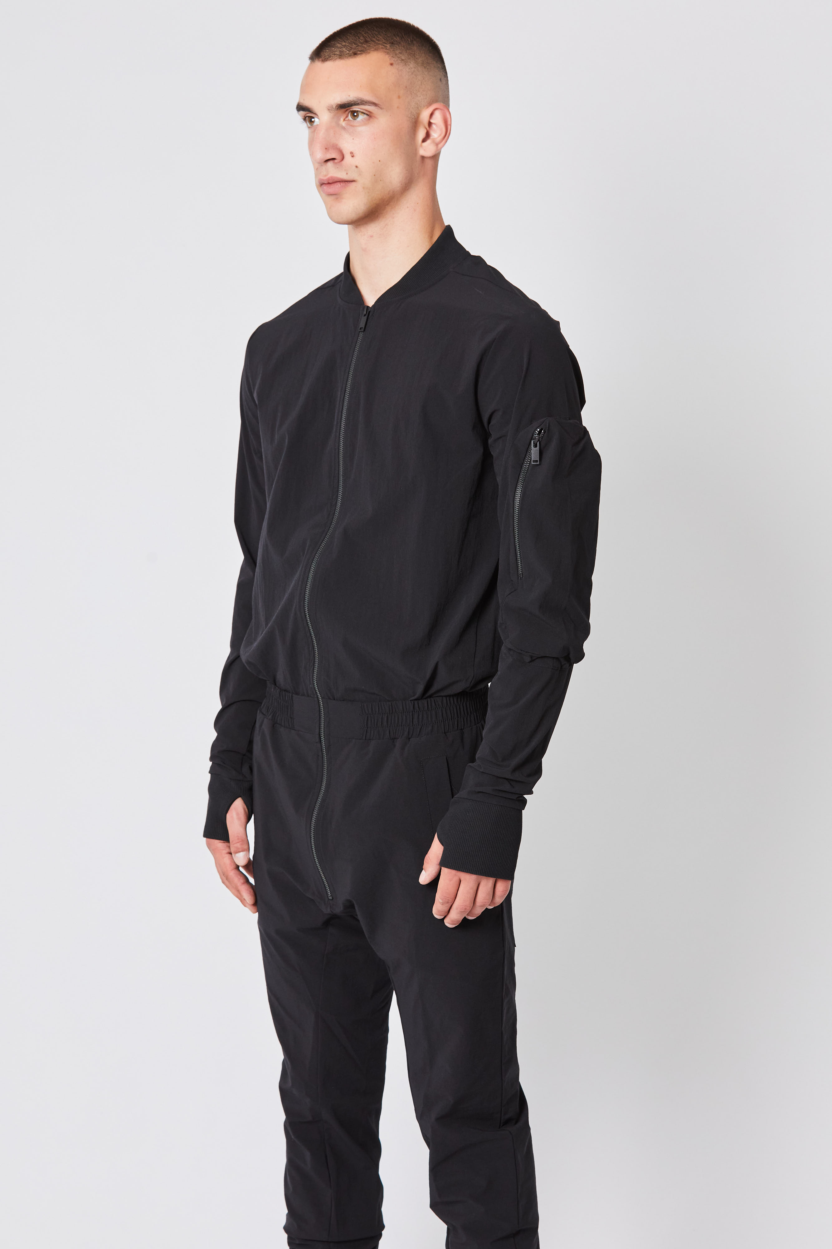 THOM KROM Long Sleeve Nylon Stretch Overall THOM KROM Long Sleeve Nylon Stretch Overall
